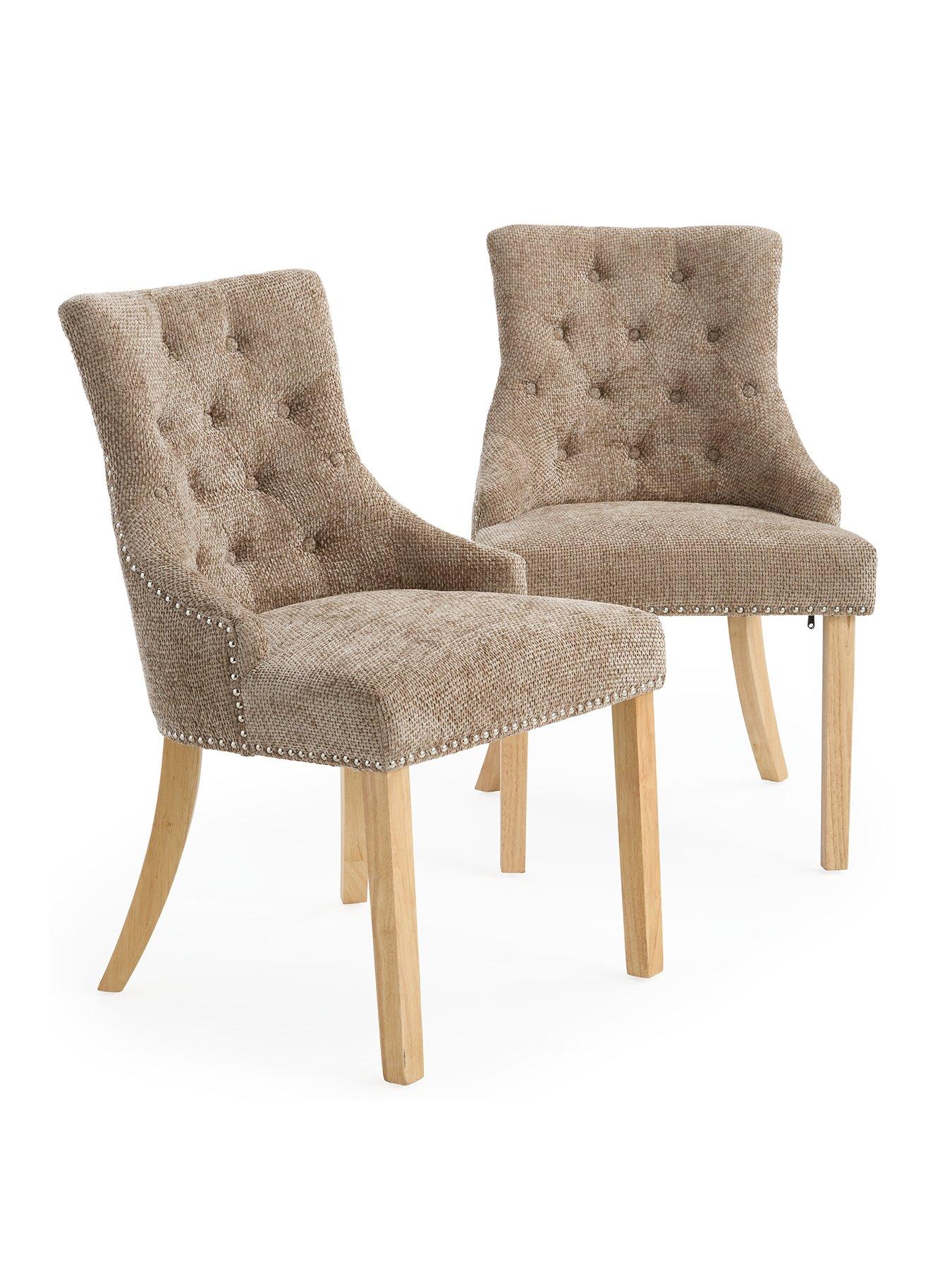 Image 2 of 7 of The Very Collection Pair of&nbsp;Warwick Chunky Weave Dining Chairs&nbsp;- FSC Certified