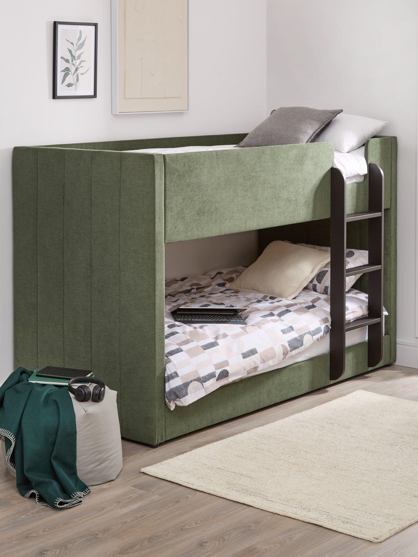 very-home-panelled-bunk-bed-with-mattress-options-buy-amp-save-winter-moss