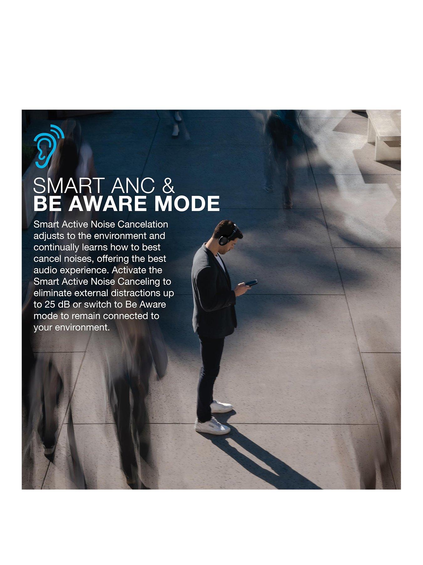 Image 3 of 7 of JLab JBuds Lux ANC Hybrid Noise Cancelling Headphones - Up to 70 hours battery life