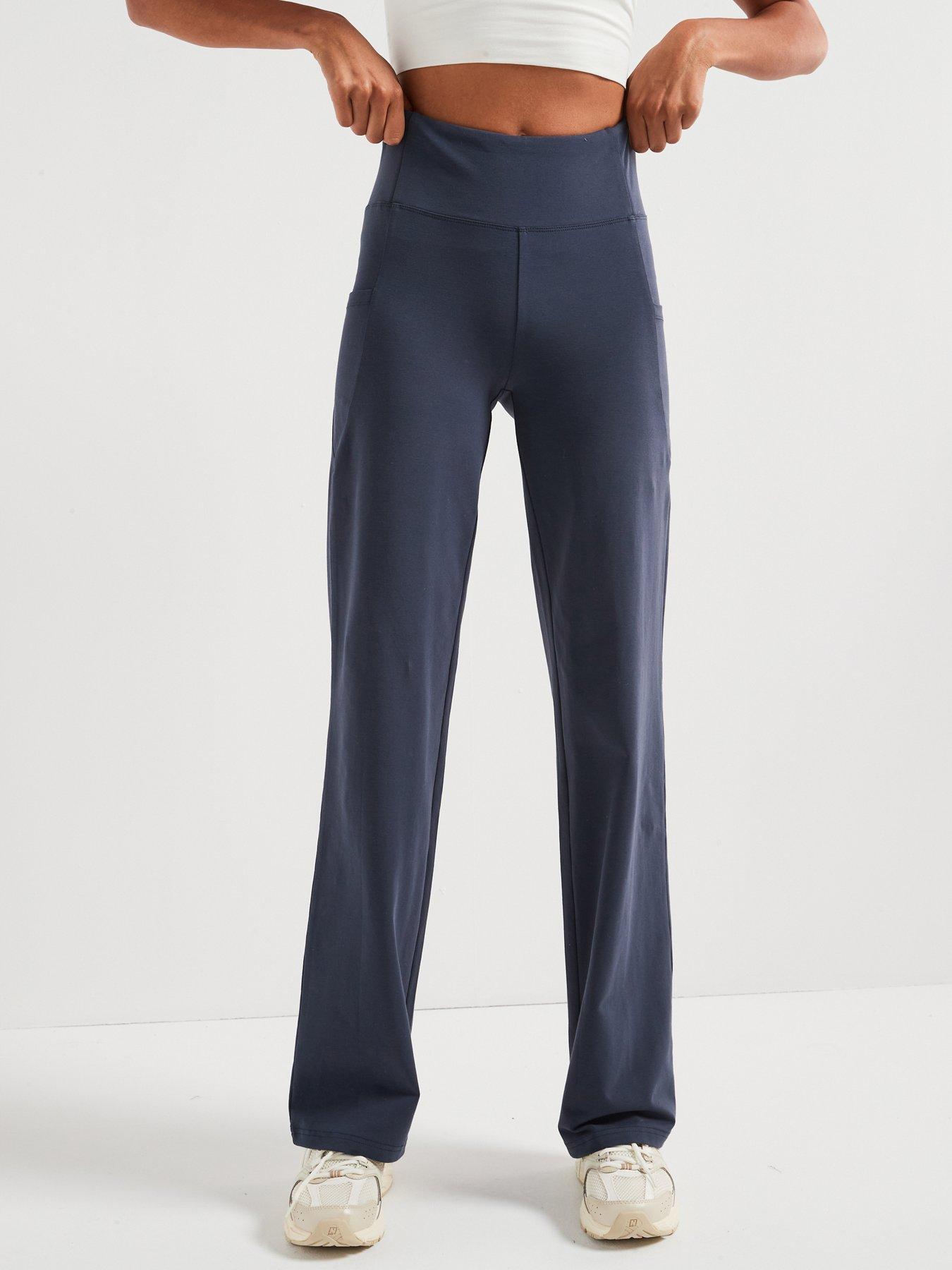 undefined Confident Curve Straight Leg Trouser - Navy
