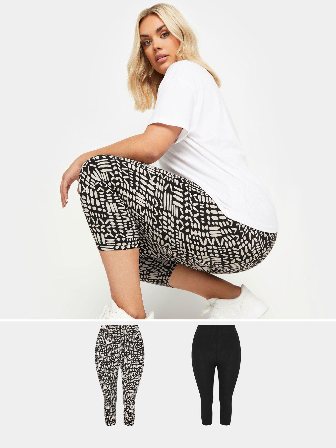 undefined 2 Pack Crop Leggings - Multi