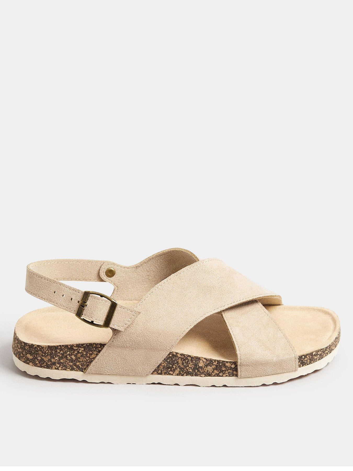 yours-extra-wide-fit-cross-strap-footbed-sandals-natural