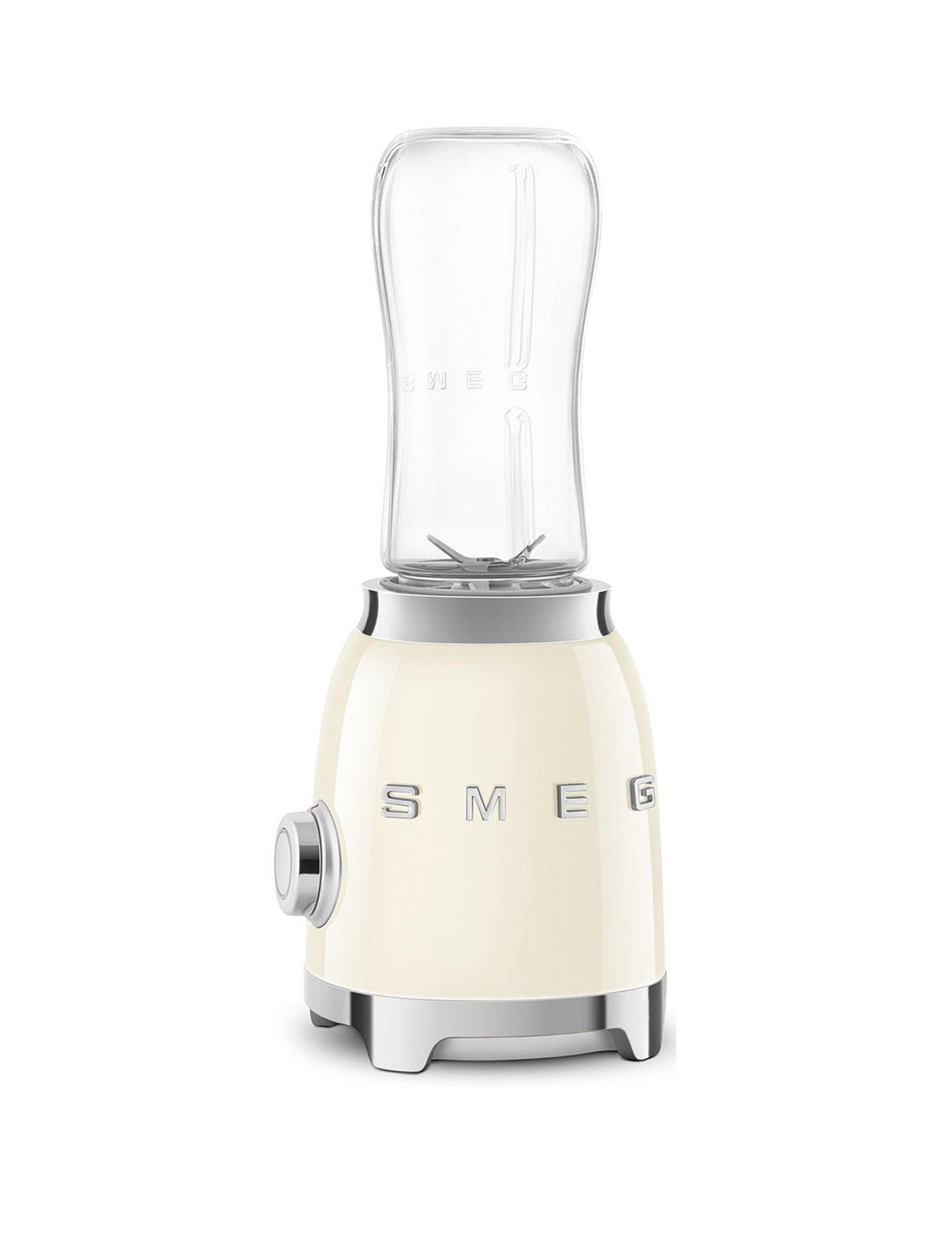 Smeg PBF01 Retro Style Personal Blender, 600ml, 300W - Cream