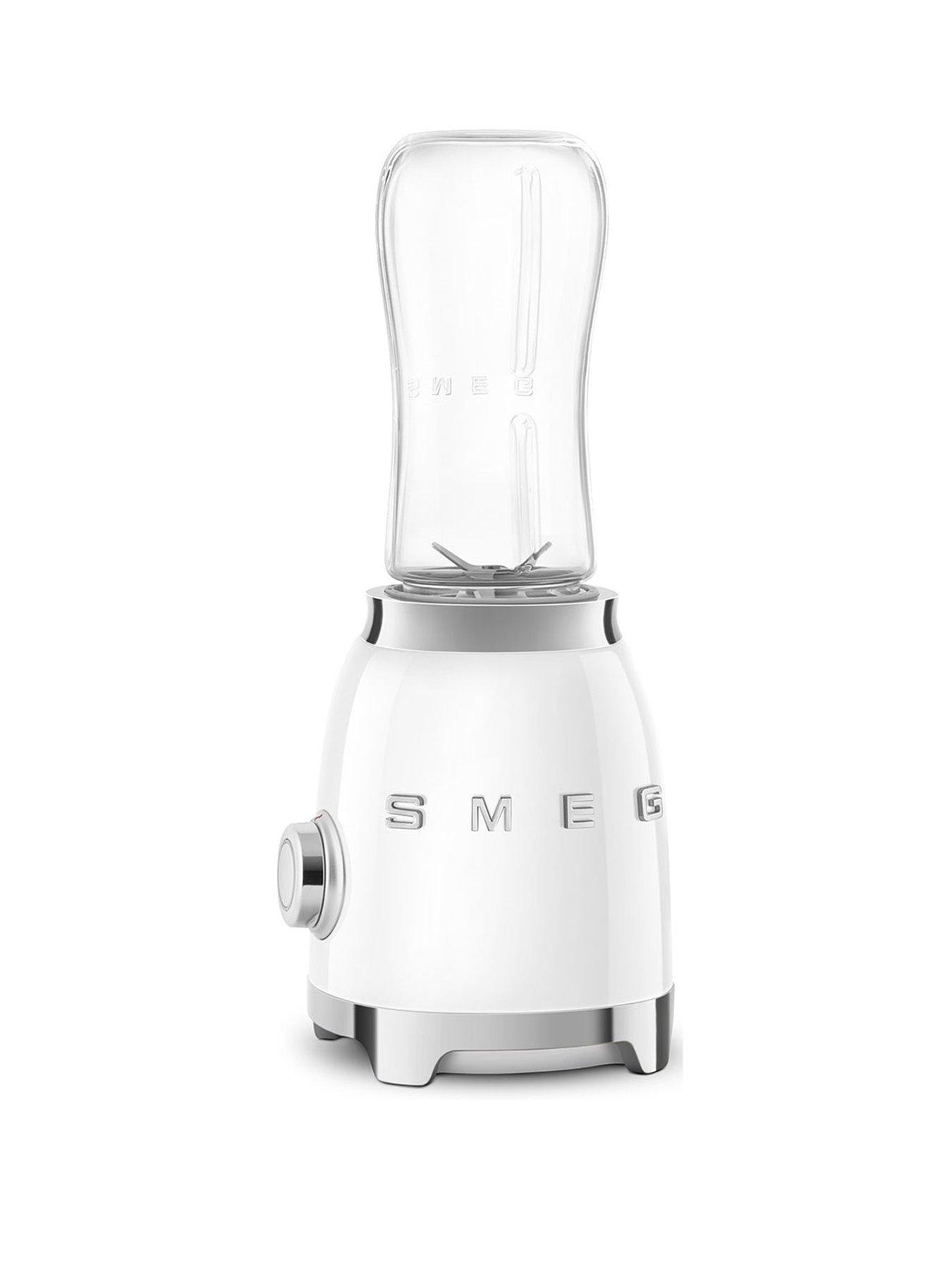 Smeg PBF01 Retro Style Personal Blender, 600ml, 300W - White