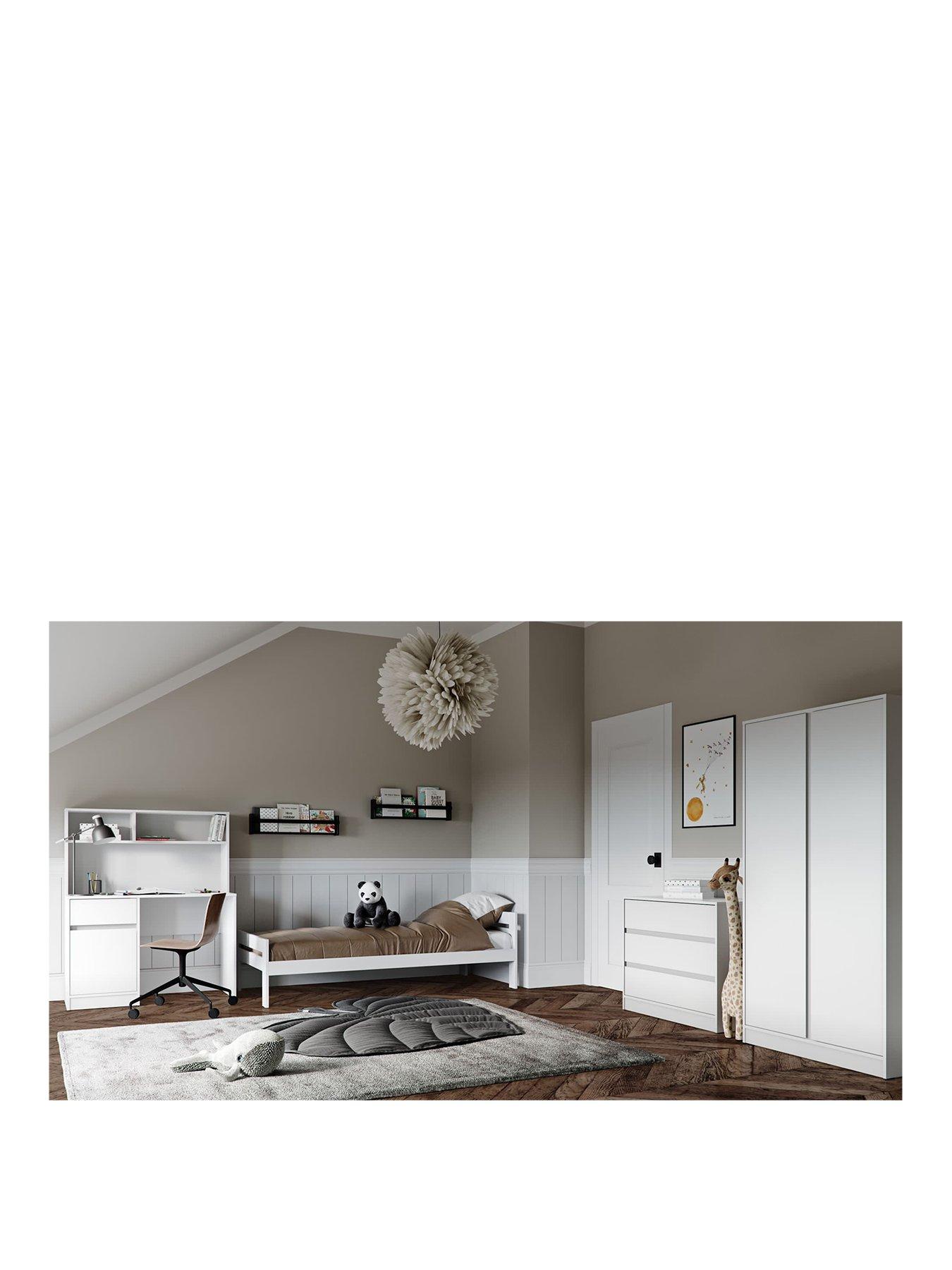 Image 3 of 4 of Little Acorns Kiko 3 Drawer Dresser - White