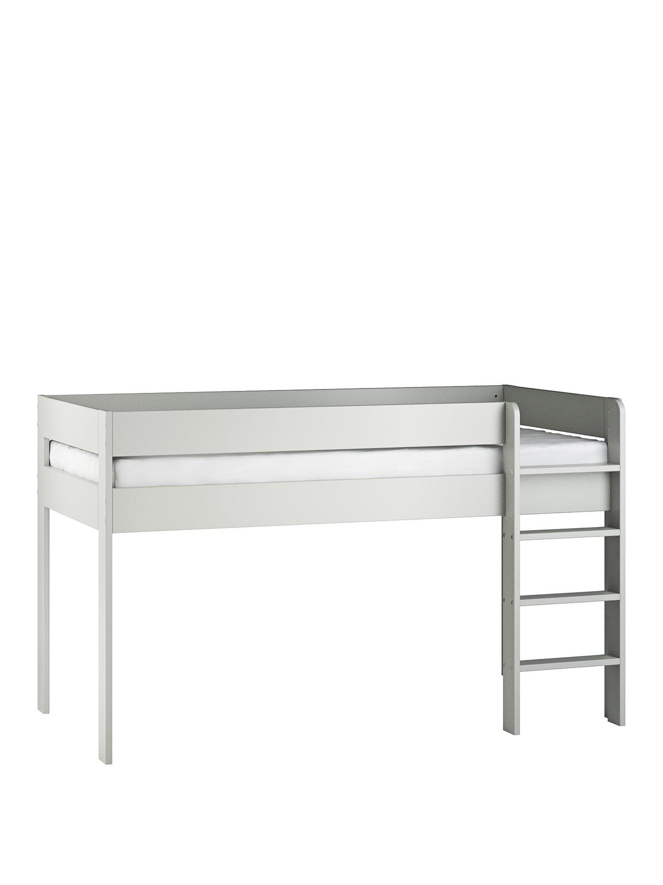 image of little-acorns-kiko-single-midsleeper-bed-grey