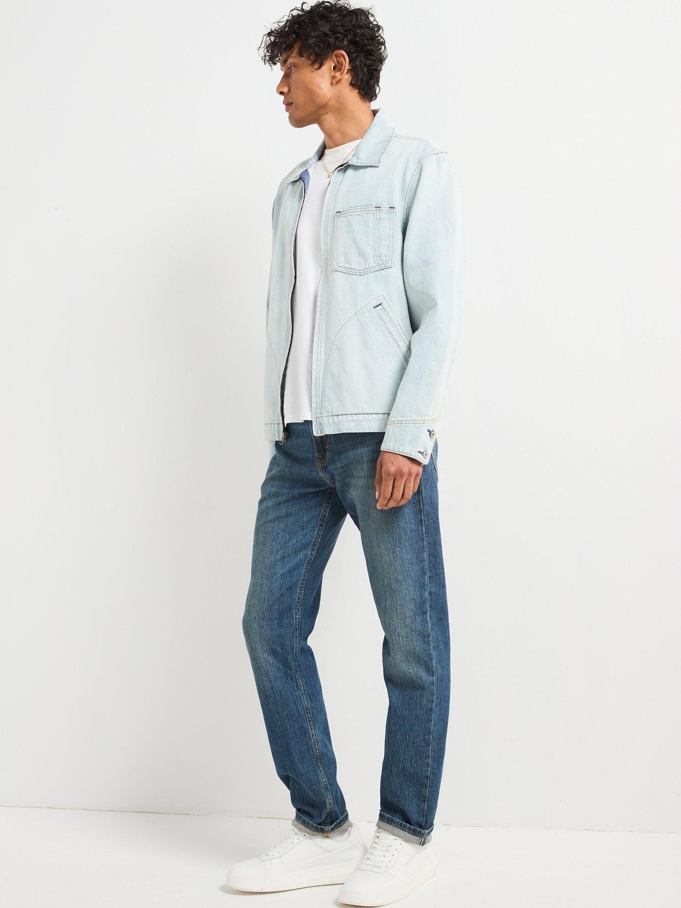  image of levis-levis-502t-taper-fit-performance-cool-jeans-everything-is-cool-dark-blue