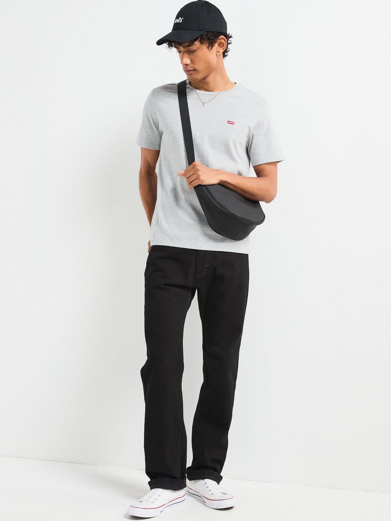  image of levis-short-sleeve-original-housemark-t-shirt-grey