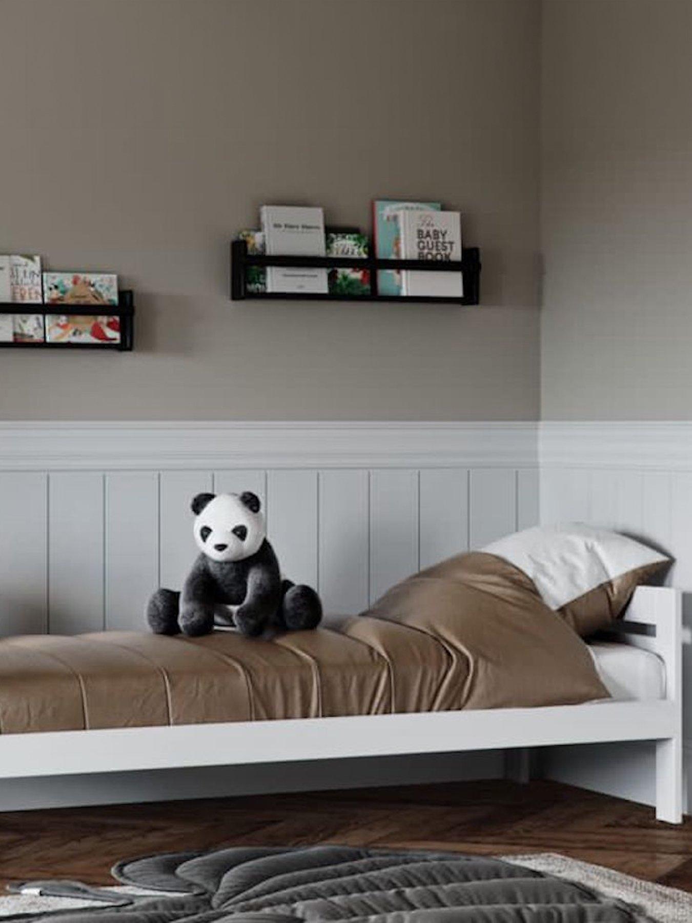 Little Acorns Kiko Single Bed - White