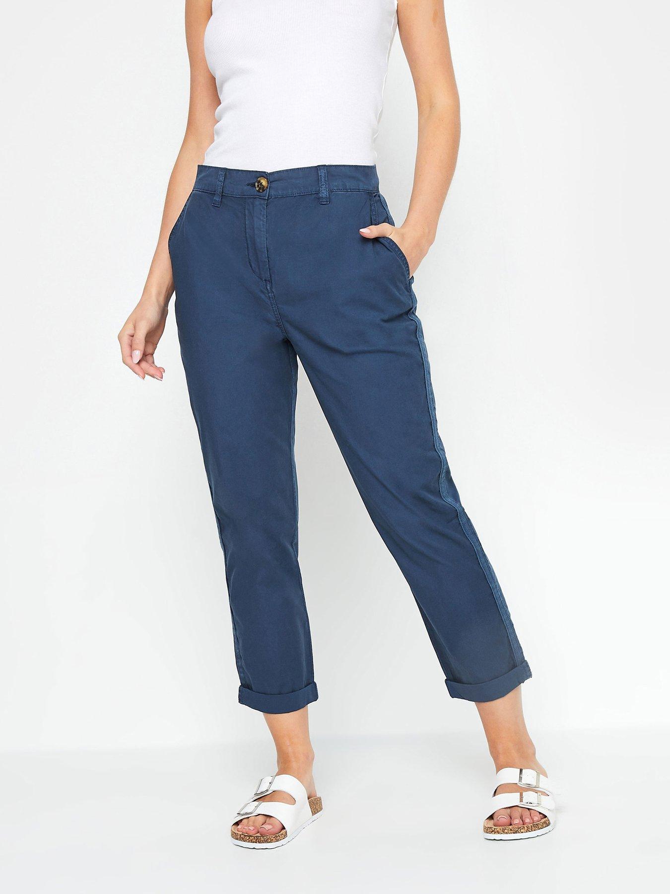 undefined Belt Loop Pocket Chino -  Navy blue