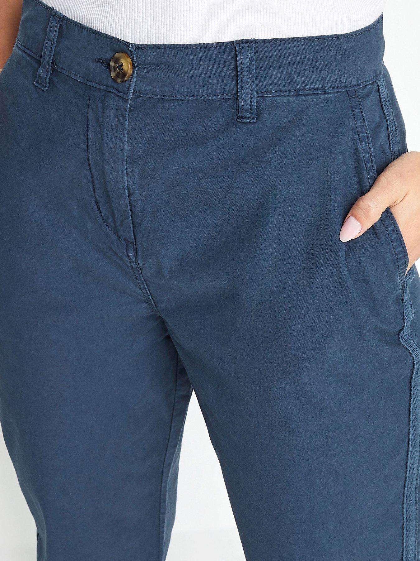  image of mco-petite-belt-loop-pocket-chino-nbspnavy-blue