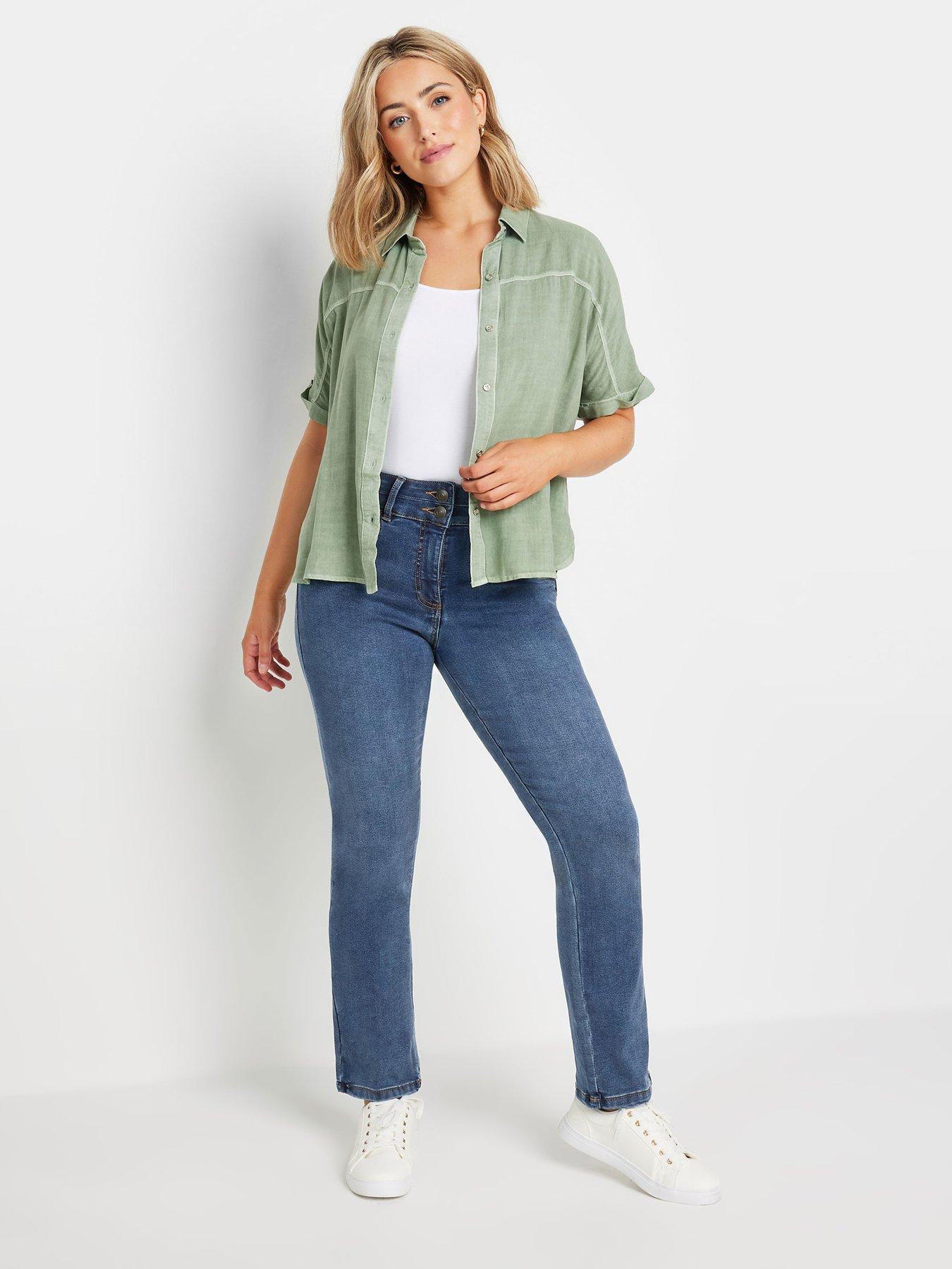  image of mco-straight-belt-loops-jeans-blue