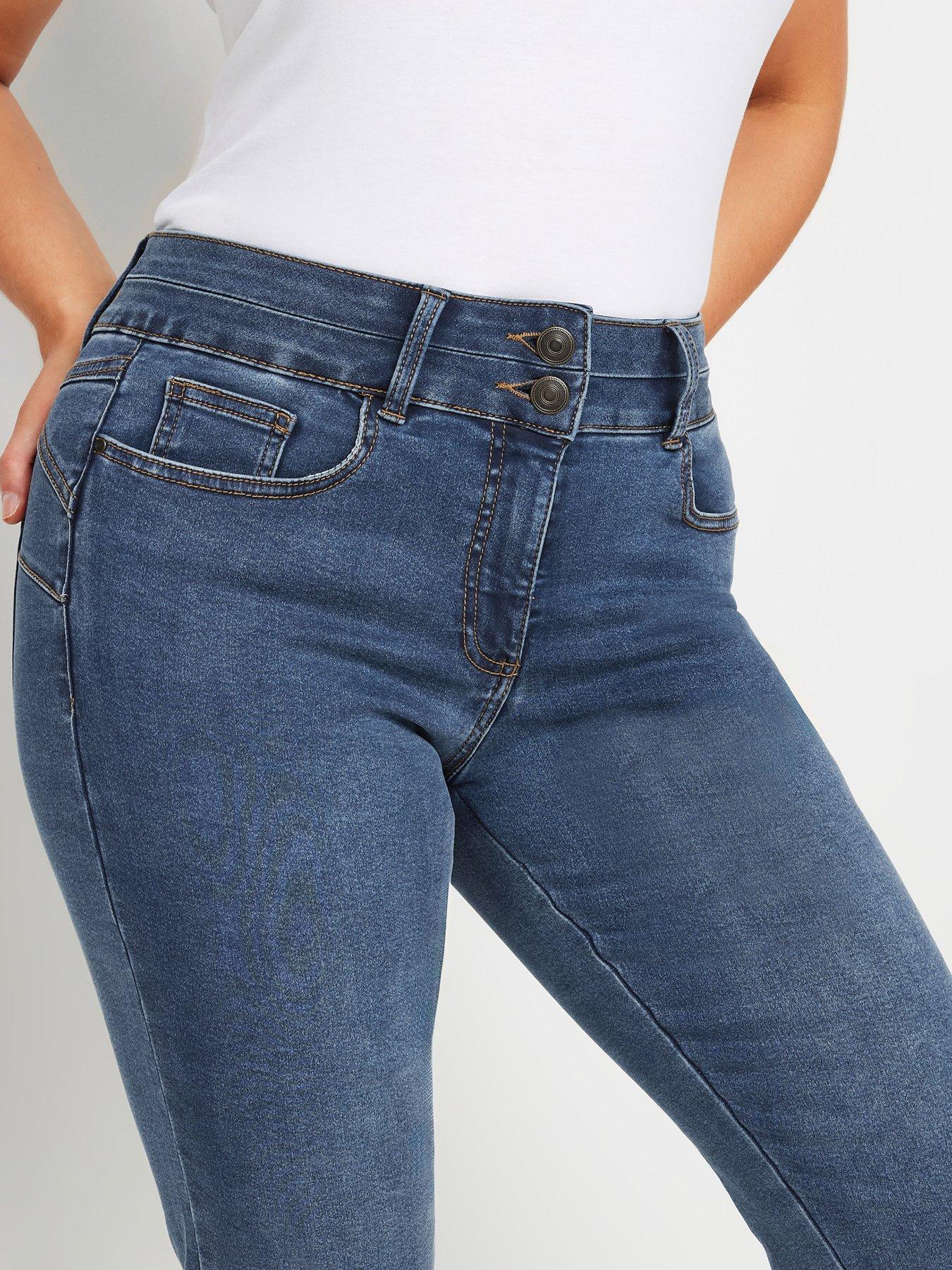  image of mco-straight-belt-loops-jeans-blue