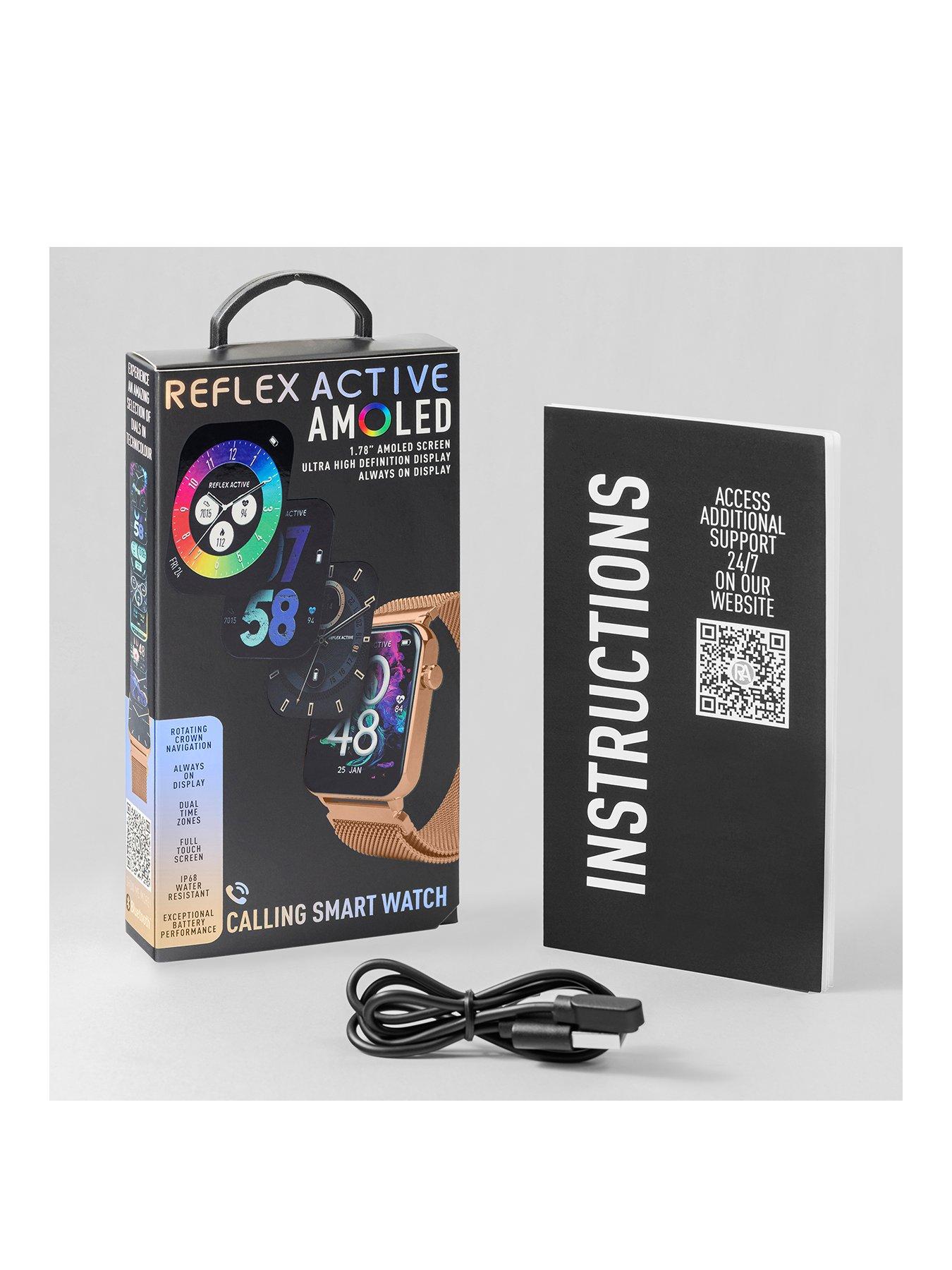 Image 2 of 7 of Reflex Active Series 30 Smart Calling Amoled Watch