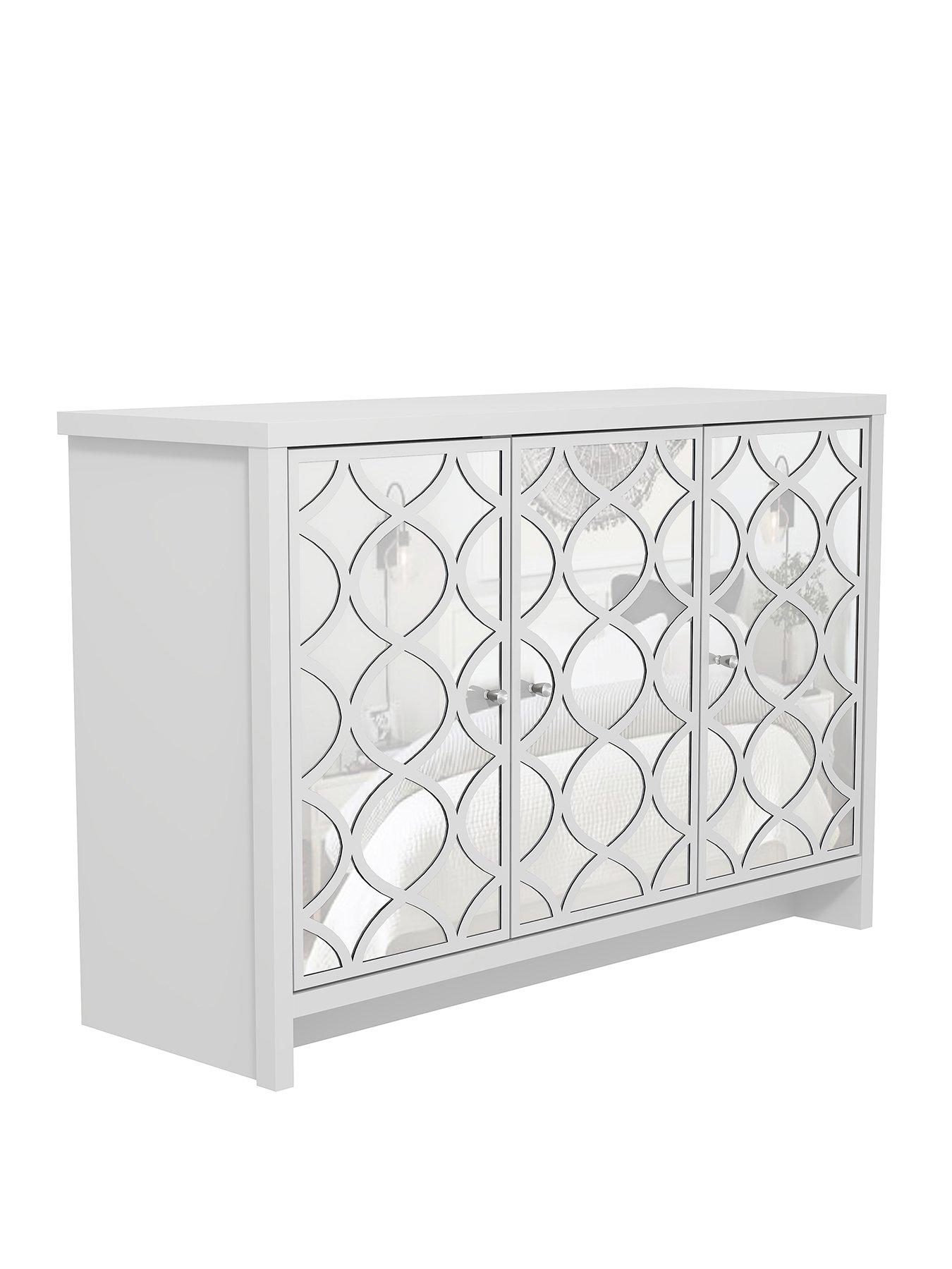 Image 2 of 6 of GFW Arianna 2 Door 3 Drawer Sideboard - White