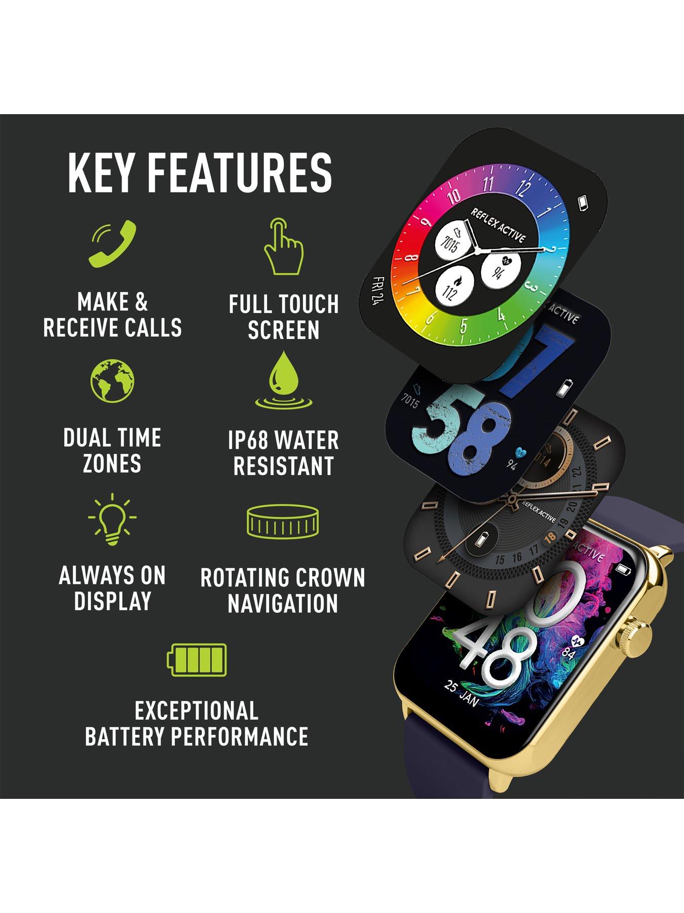 Image 6 of 7 of Reflex Active Series 30 Smart Calling Amoled Watch