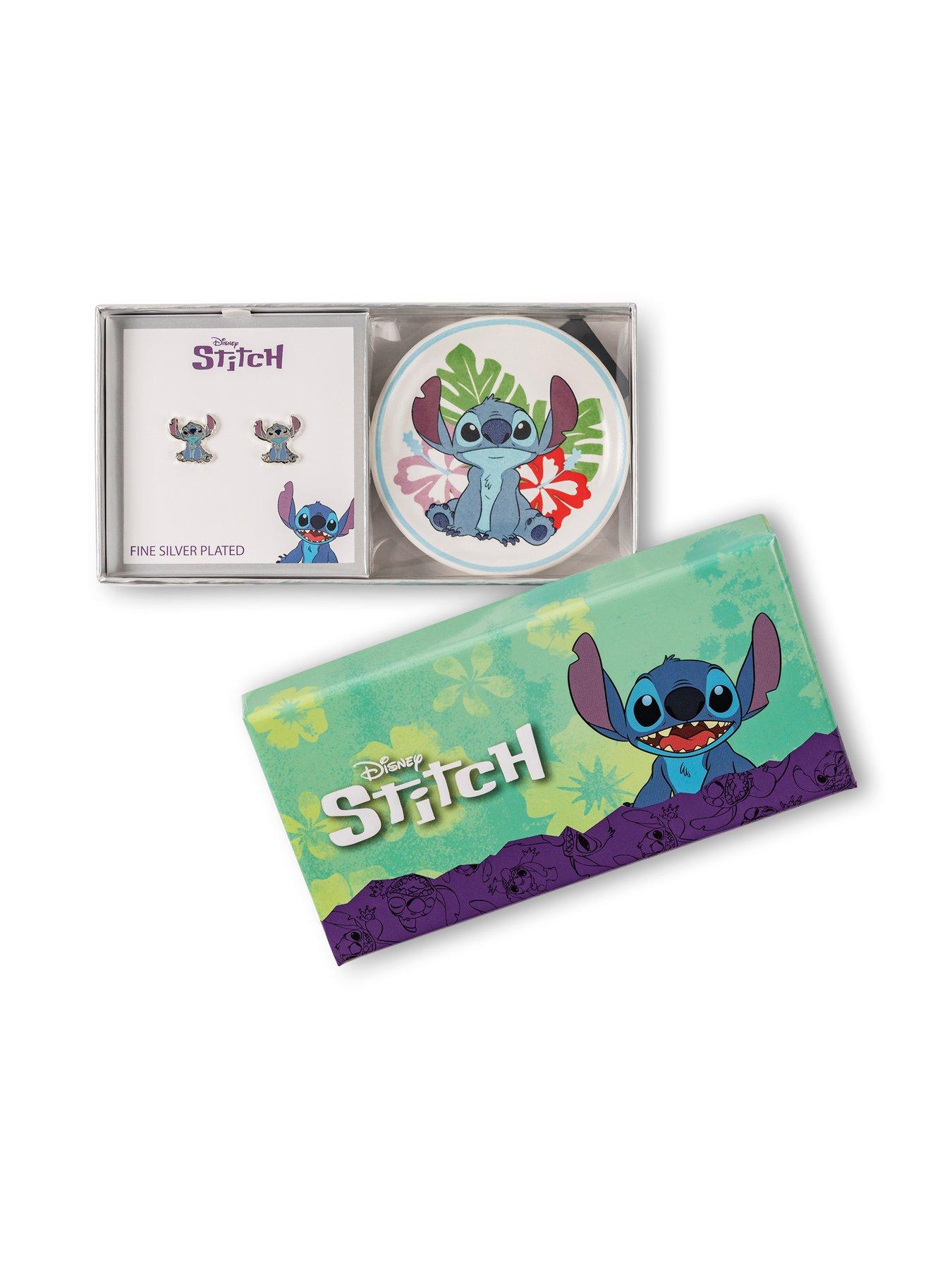  image of disney-lilo-and-stitch-earrings-and-trinket-tray-set