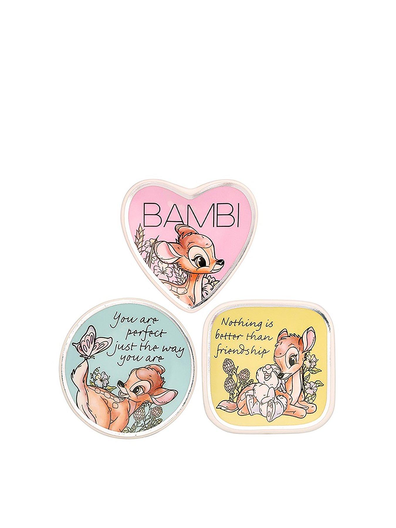 undefined Bambi Yellow, pink  &  blue Ceramic Gift 3 piece Boxed Trinket Tray Set
