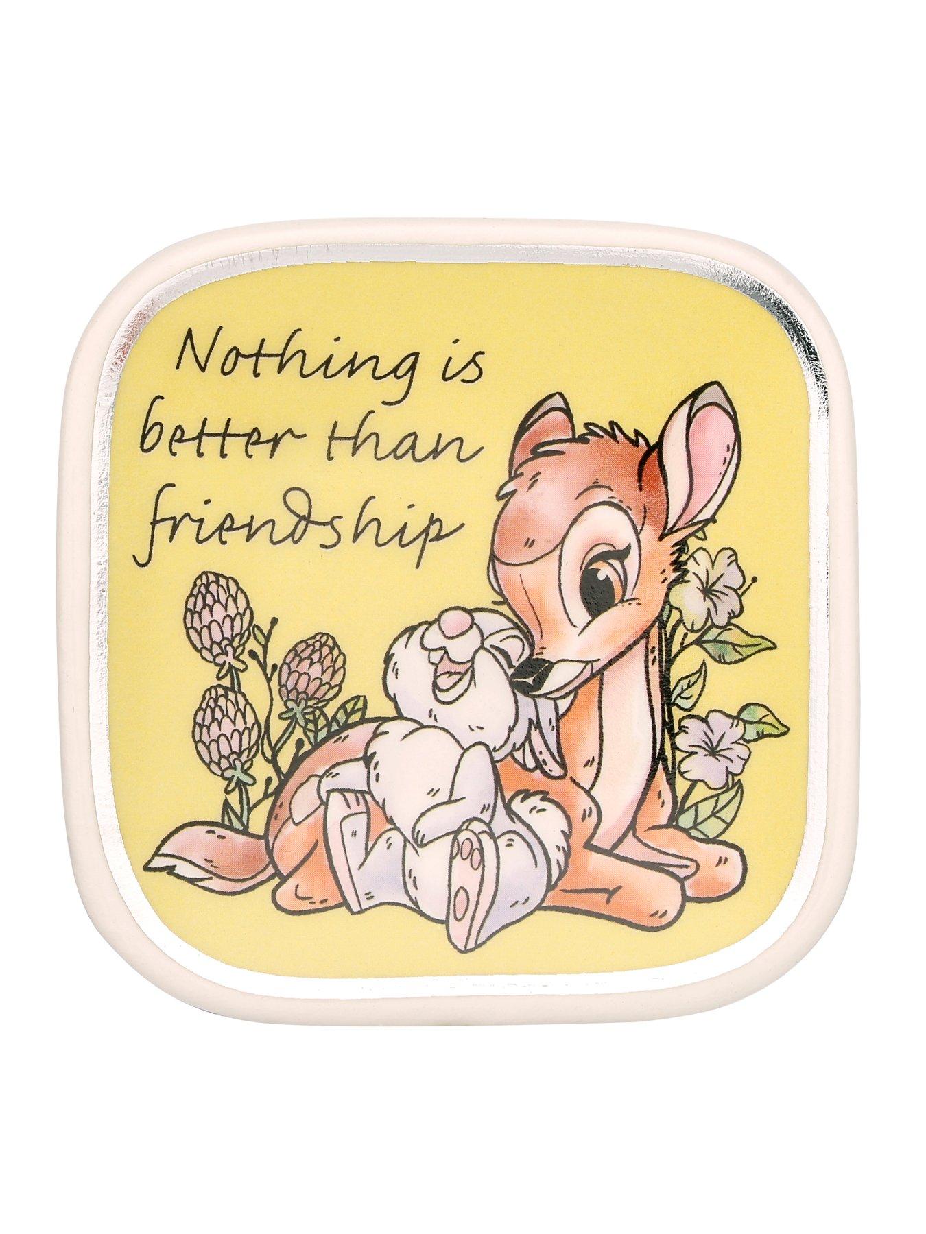  image of disney-bambi-yellow-pink-amp-blue-ceramic-gift-3-piece-boxed-trinket-tray-set