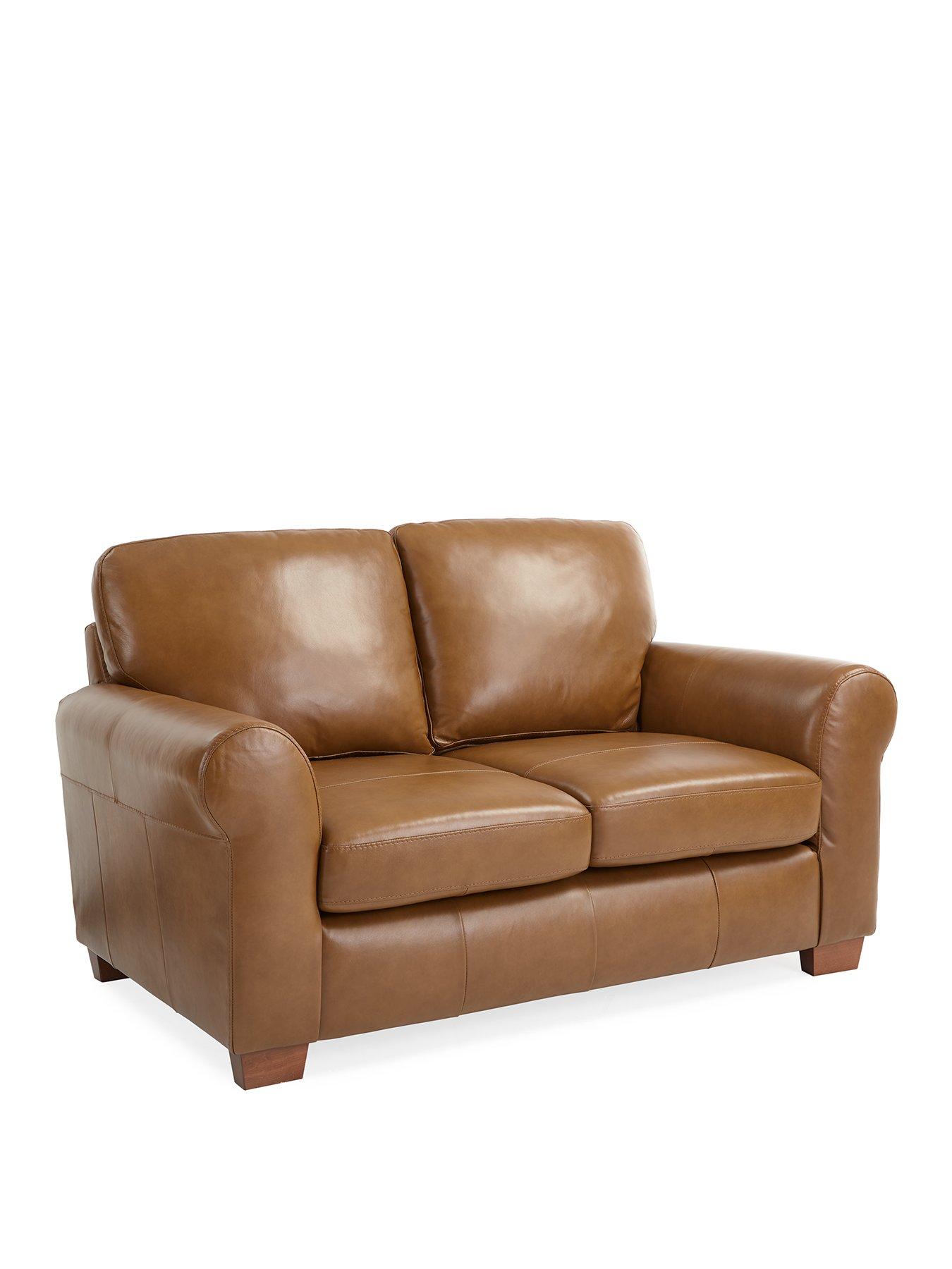 Image 3 of 7 of The Very Collection Bailey 2 Seater Leather Sofa&nbsp;- FSC&reg; Certified