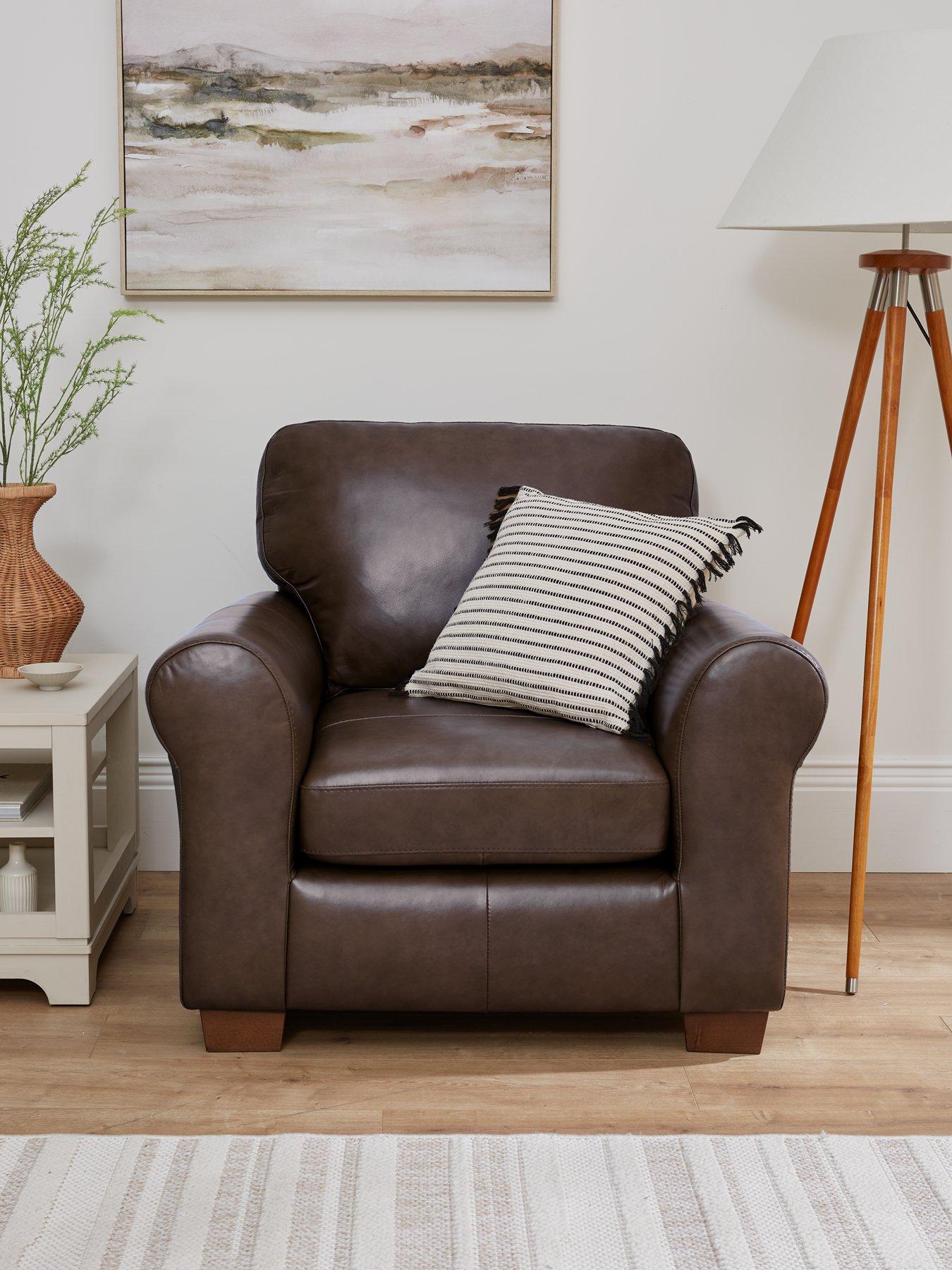 Very Home Bailey Leather Armchair - FSC® Certified