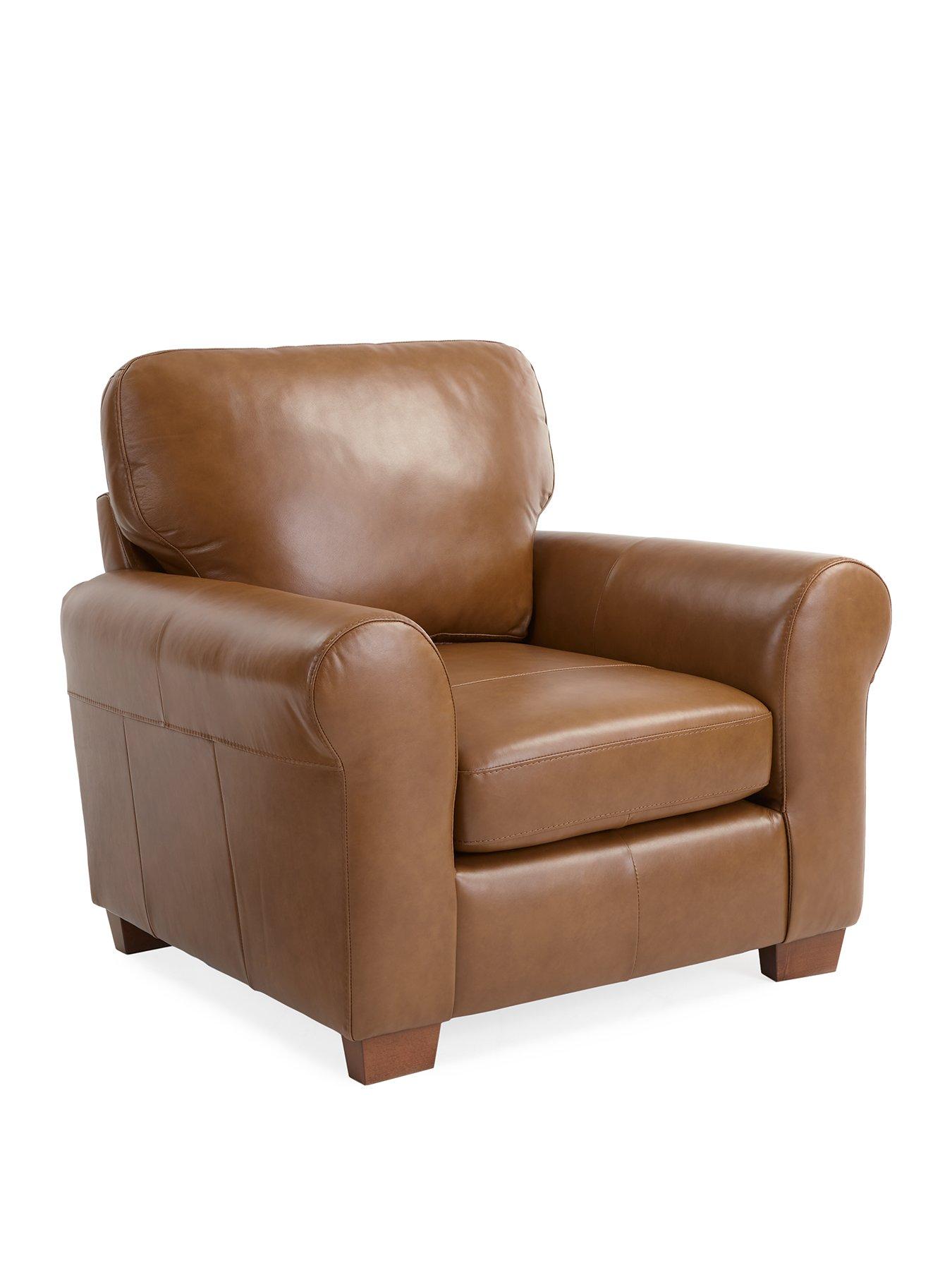 Image 3 of 7 of Very Home Bailey Leather Armchair&nbsp;- FSC&reg; Certified