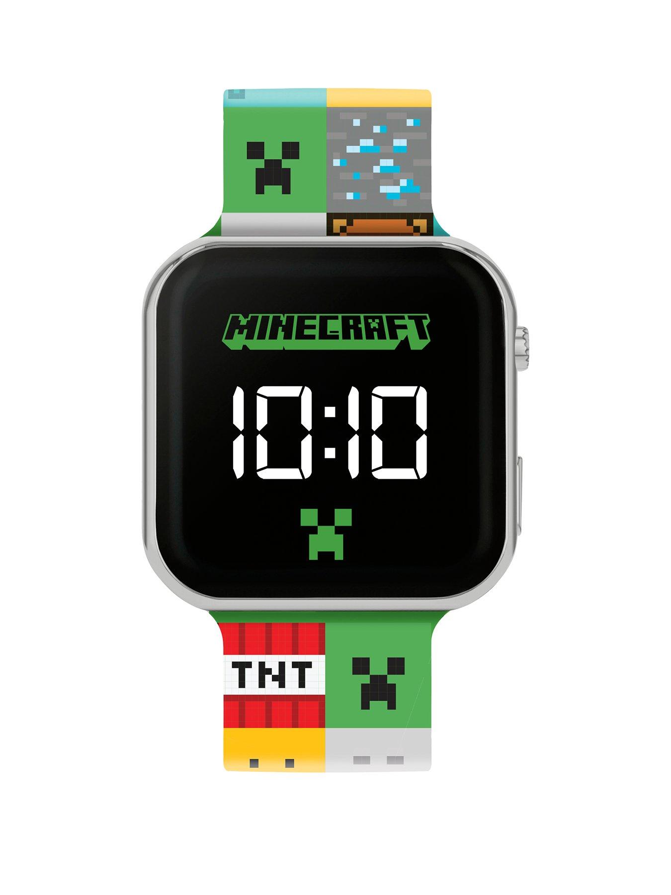 Minecraft Printed LED Watch