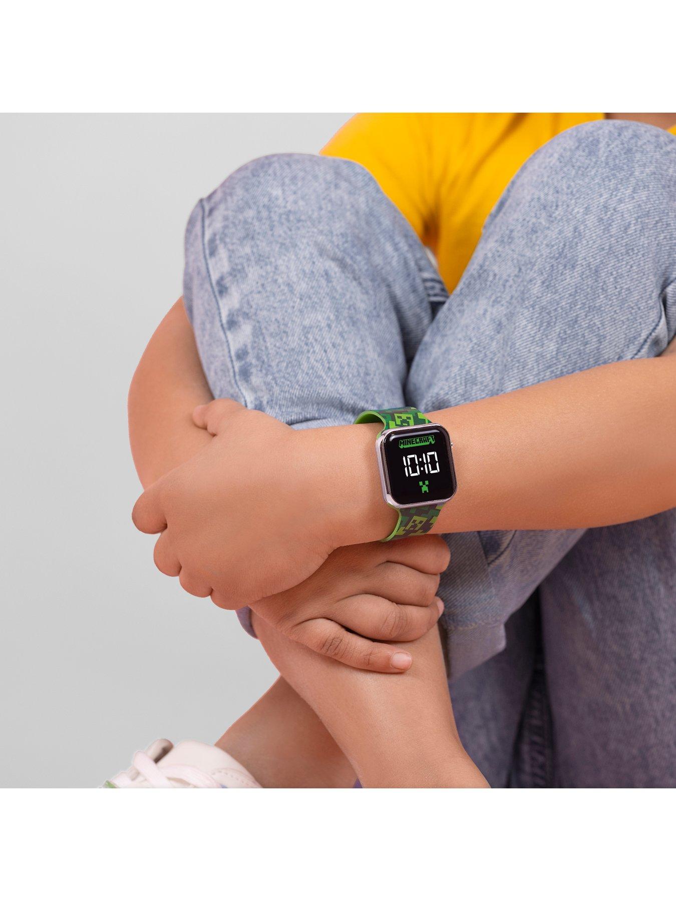 Image 3 of 4 of Minecraft Printed LED Watch
