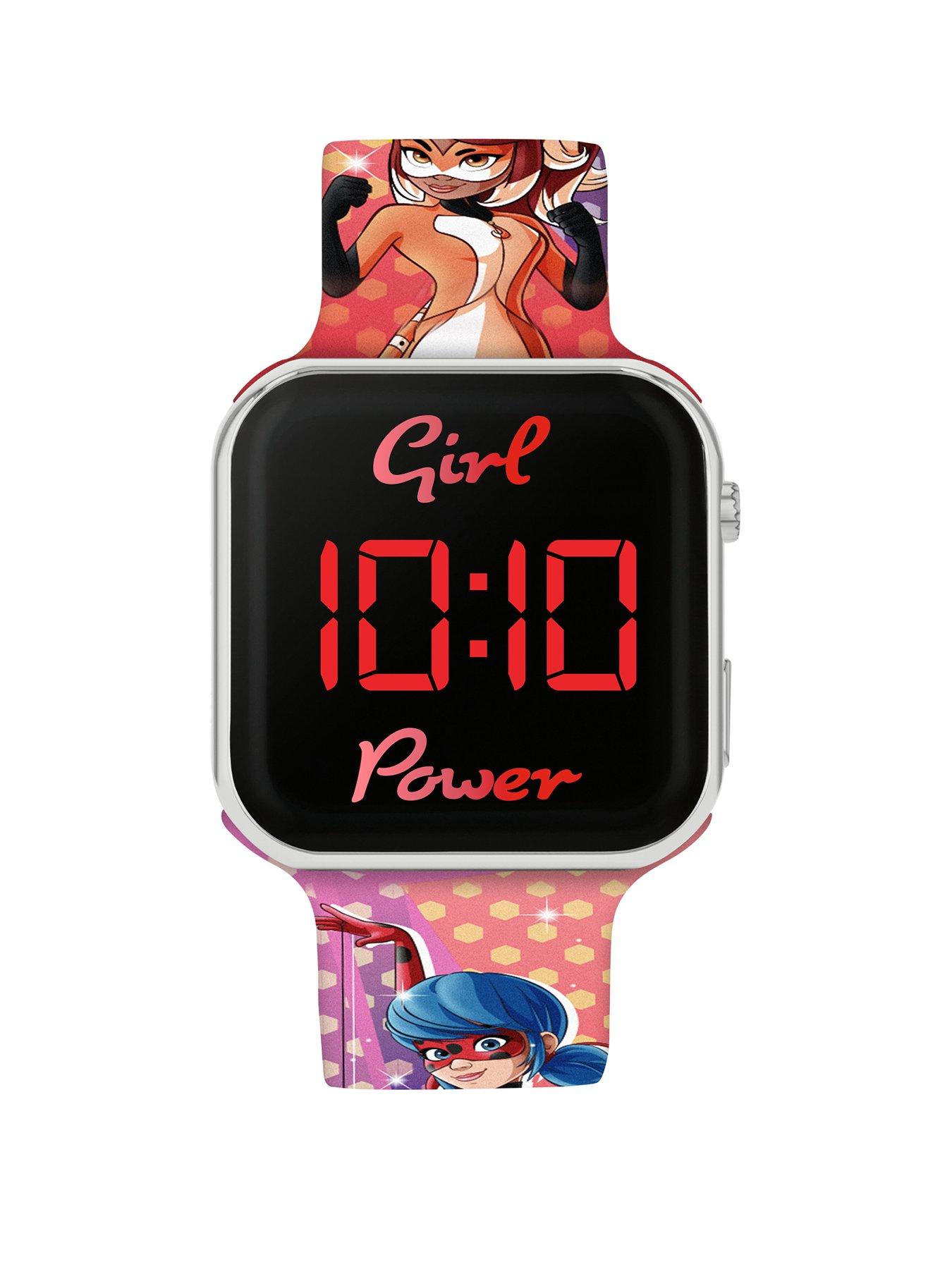 undefined Miraculous Ladybug LED Strap Watch