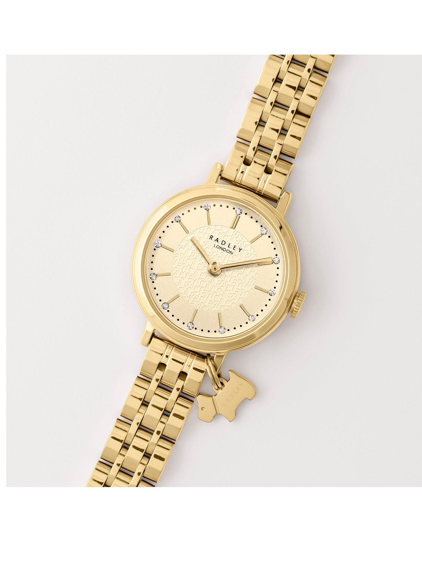  image of radley-ladies-selby-street-rose-gold-link-bracelet-watch