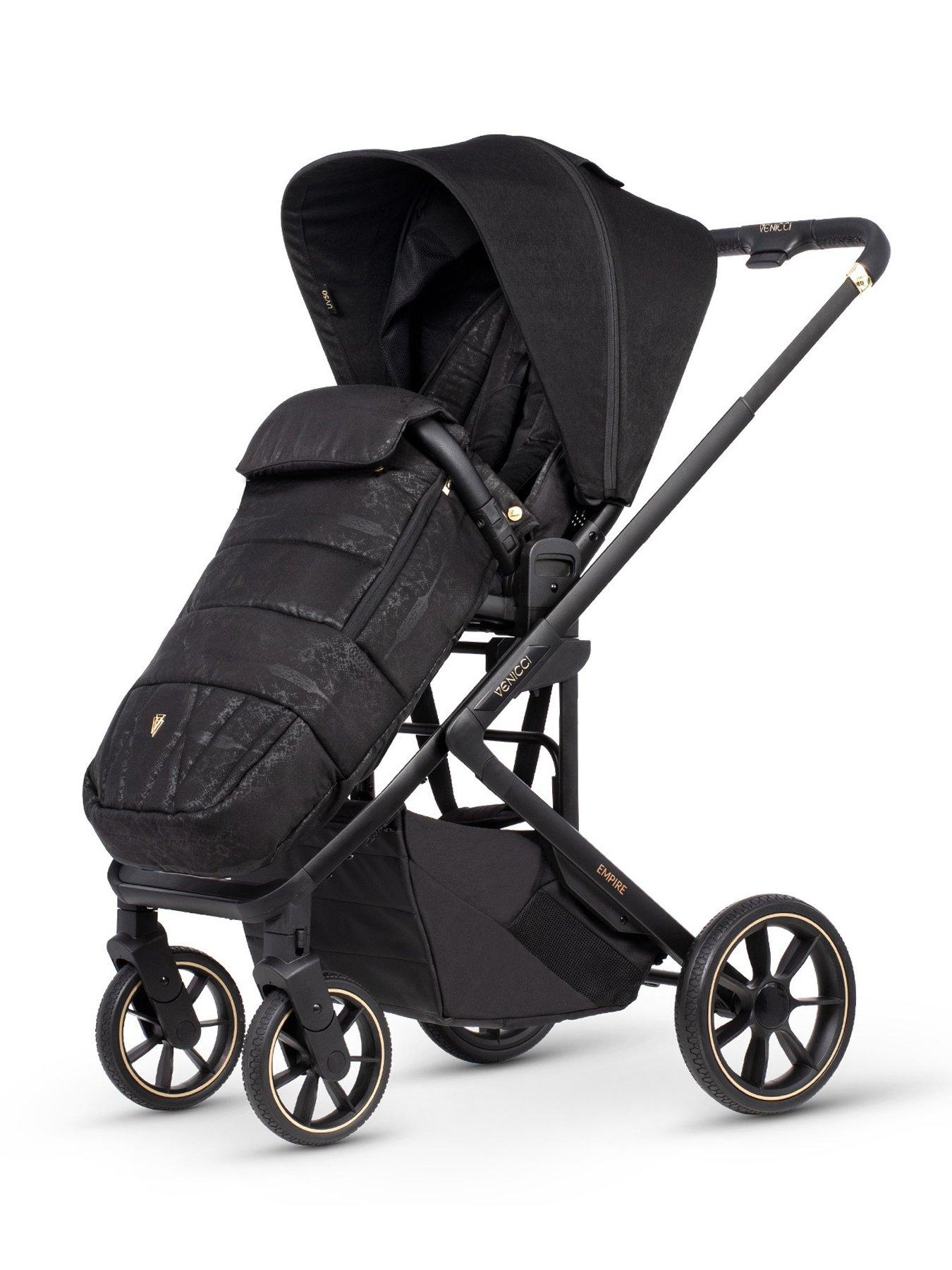 Image 3 of 5 of Venicci Empire 3in1 Plus Base Travel System Pushchair Bundle - Ultra Black