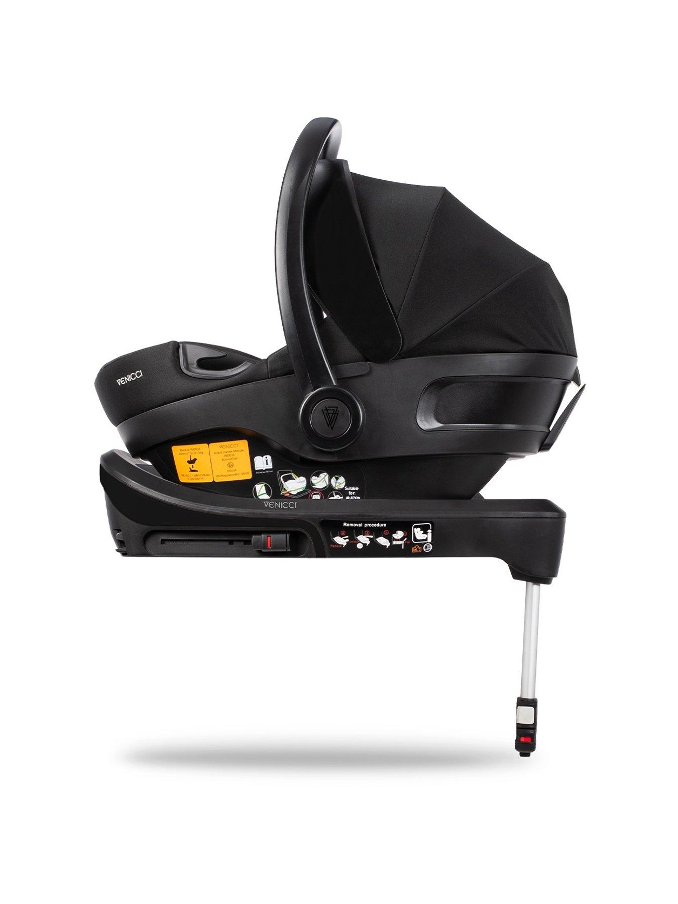 Image 4 of 5 of Venicci Empire 3in1 Plus Base Travel System Pushchair Bundle - Ultra Black