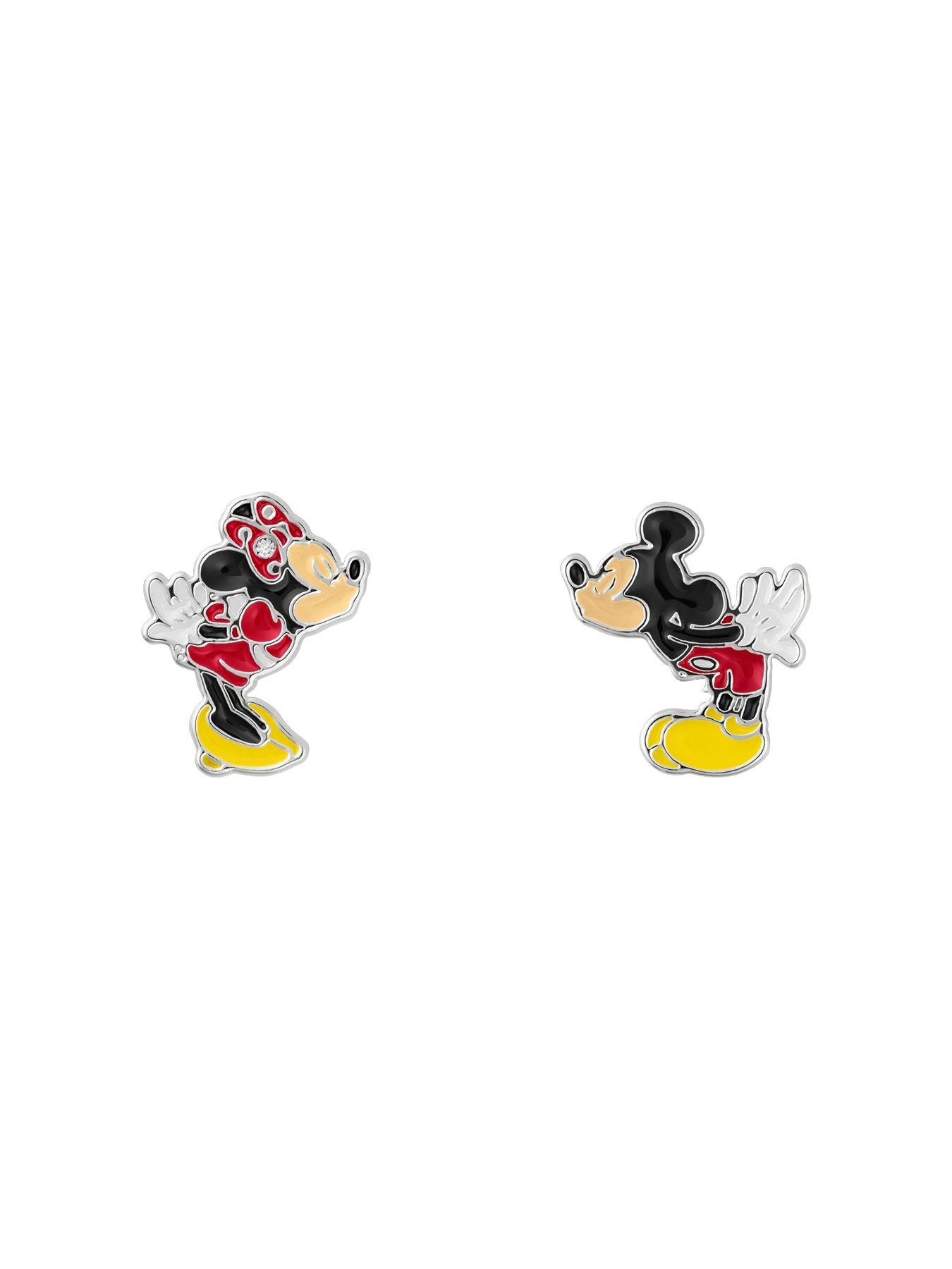  image of disney-mickey-minnie-earrings-and-trinket-tray-set
