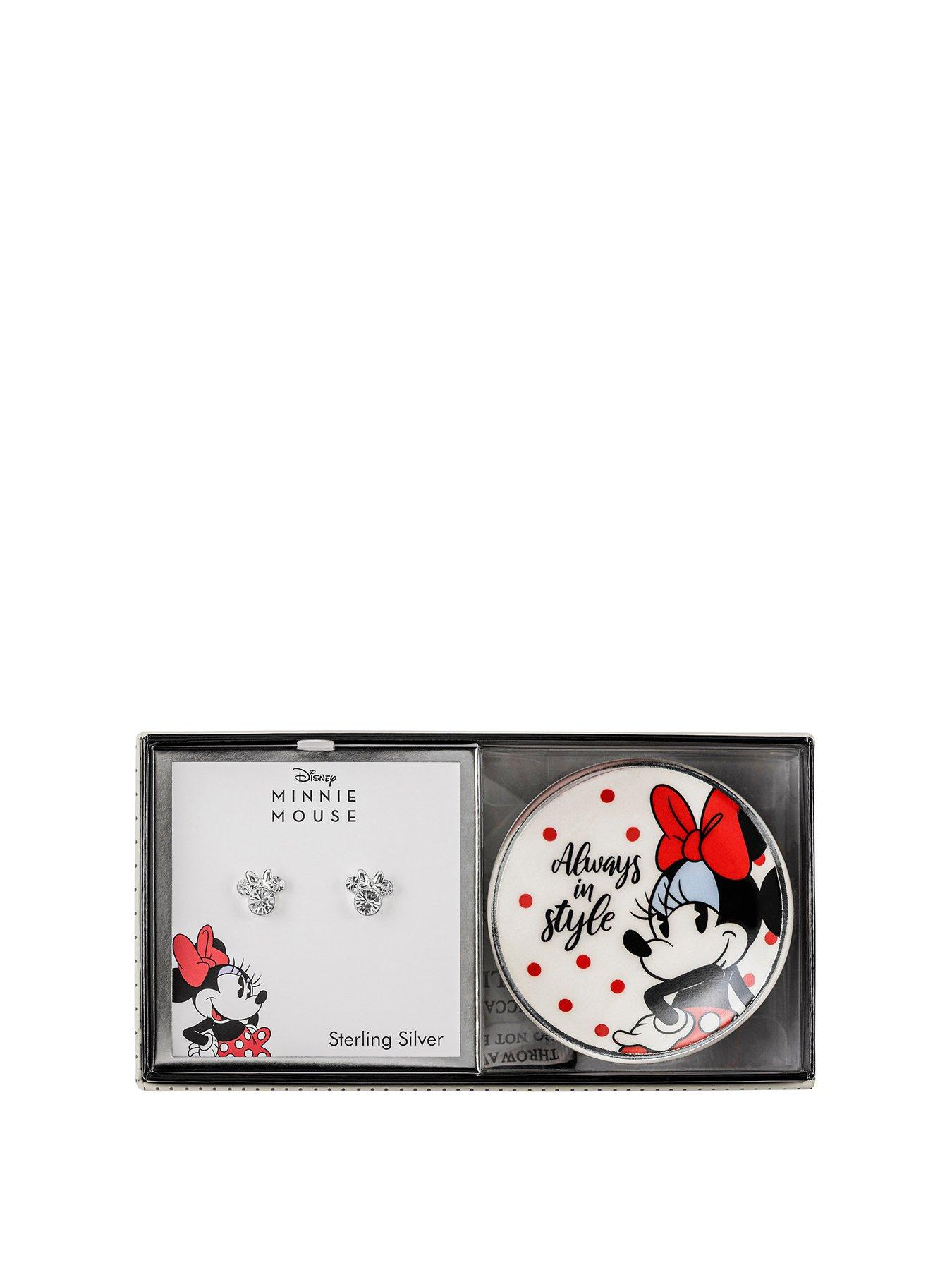 undefined Minnie Earrings and Trinket Tray Set