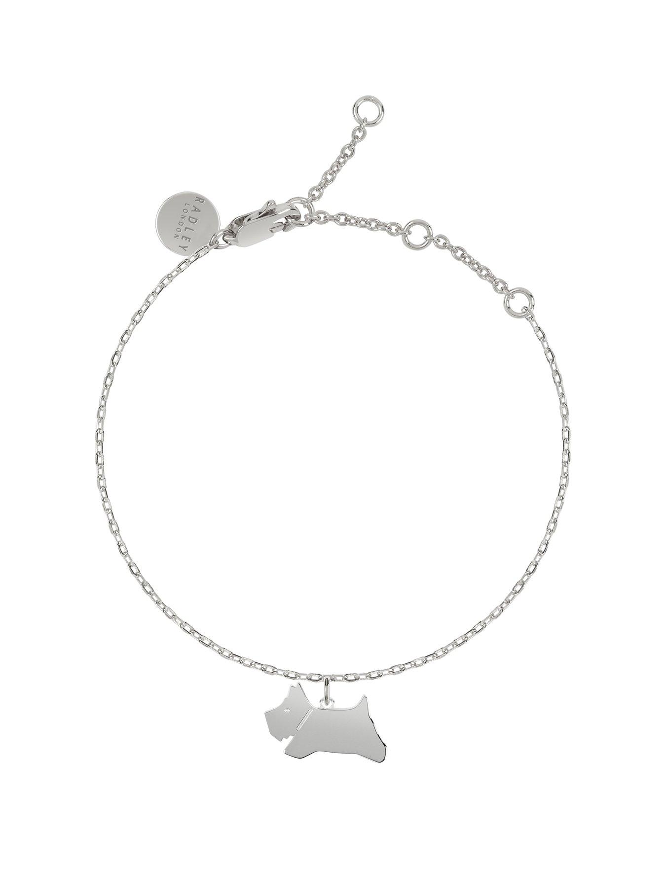 undefined Chelsea Creek Ladies Polished Silver Plated Jumping Dog Bracelet