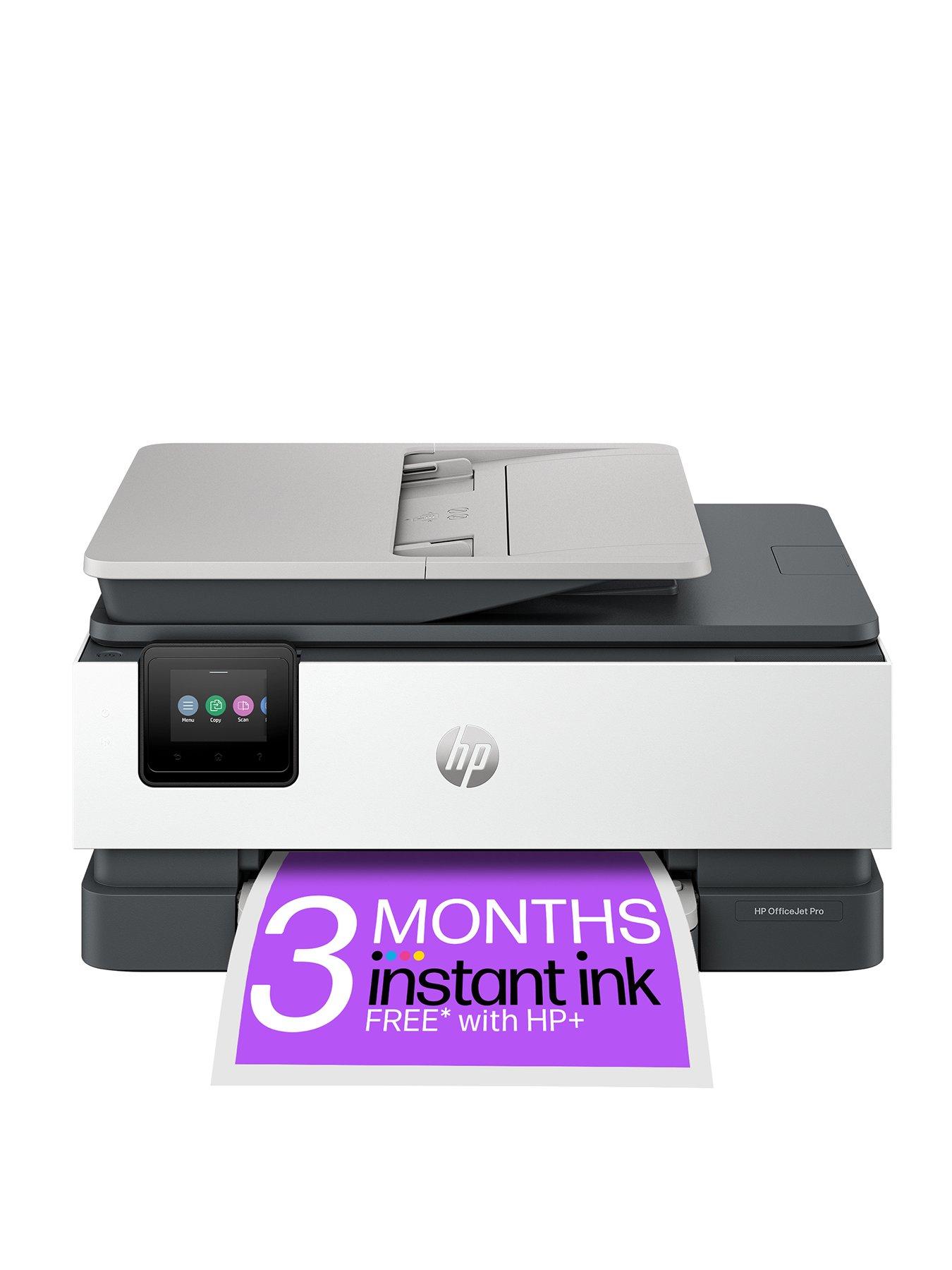 Image 1 of 8 of HP OfficeJet Pro 8122e All-in-One Wireless Colour Printer with 3 months of Instant Ink Included with HP+