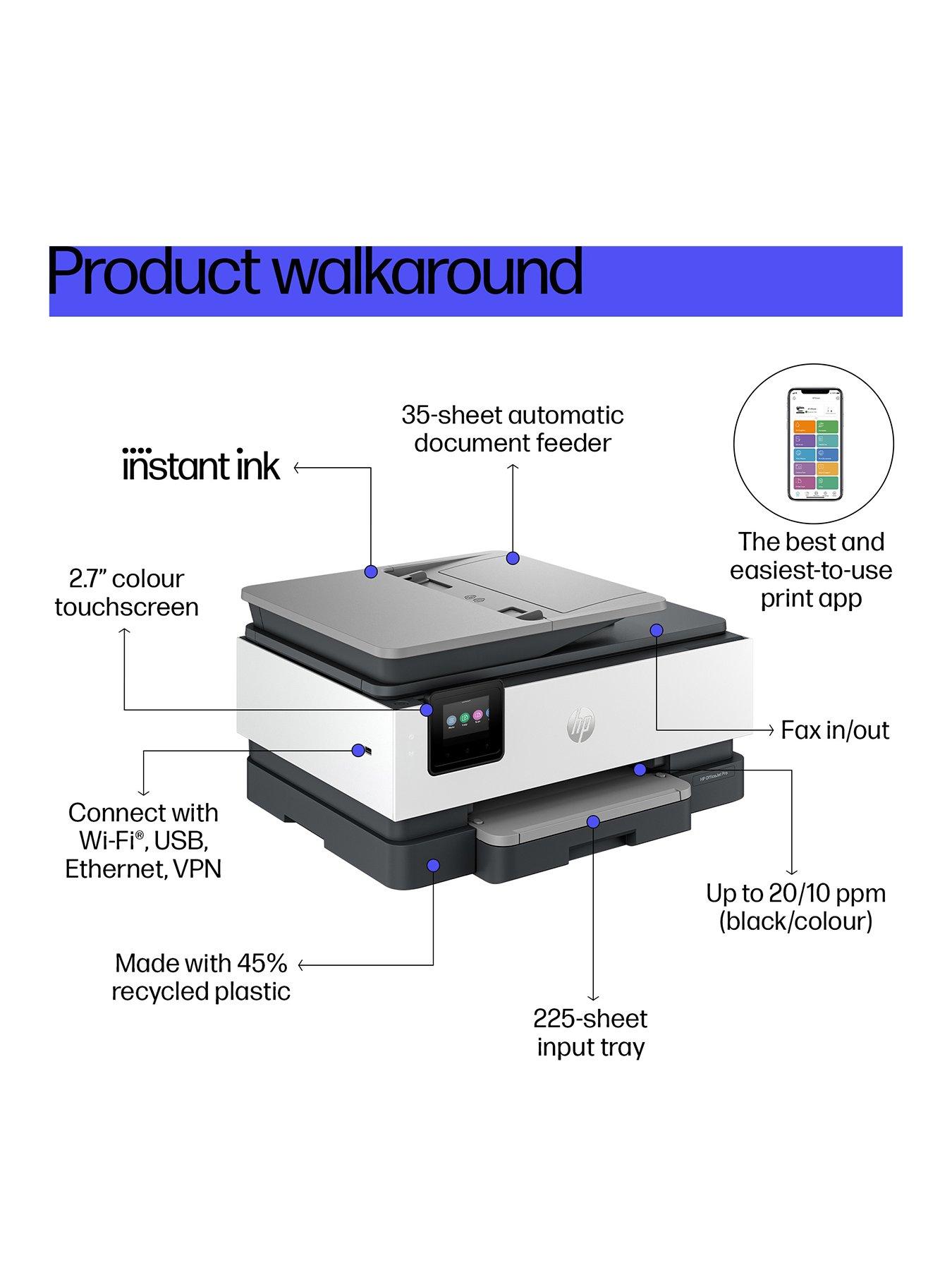  image of hp-officejet-pro-8122e-all-in-one-wireless-colour-printer-with-3-months-of-instant-ink-included-with-hp