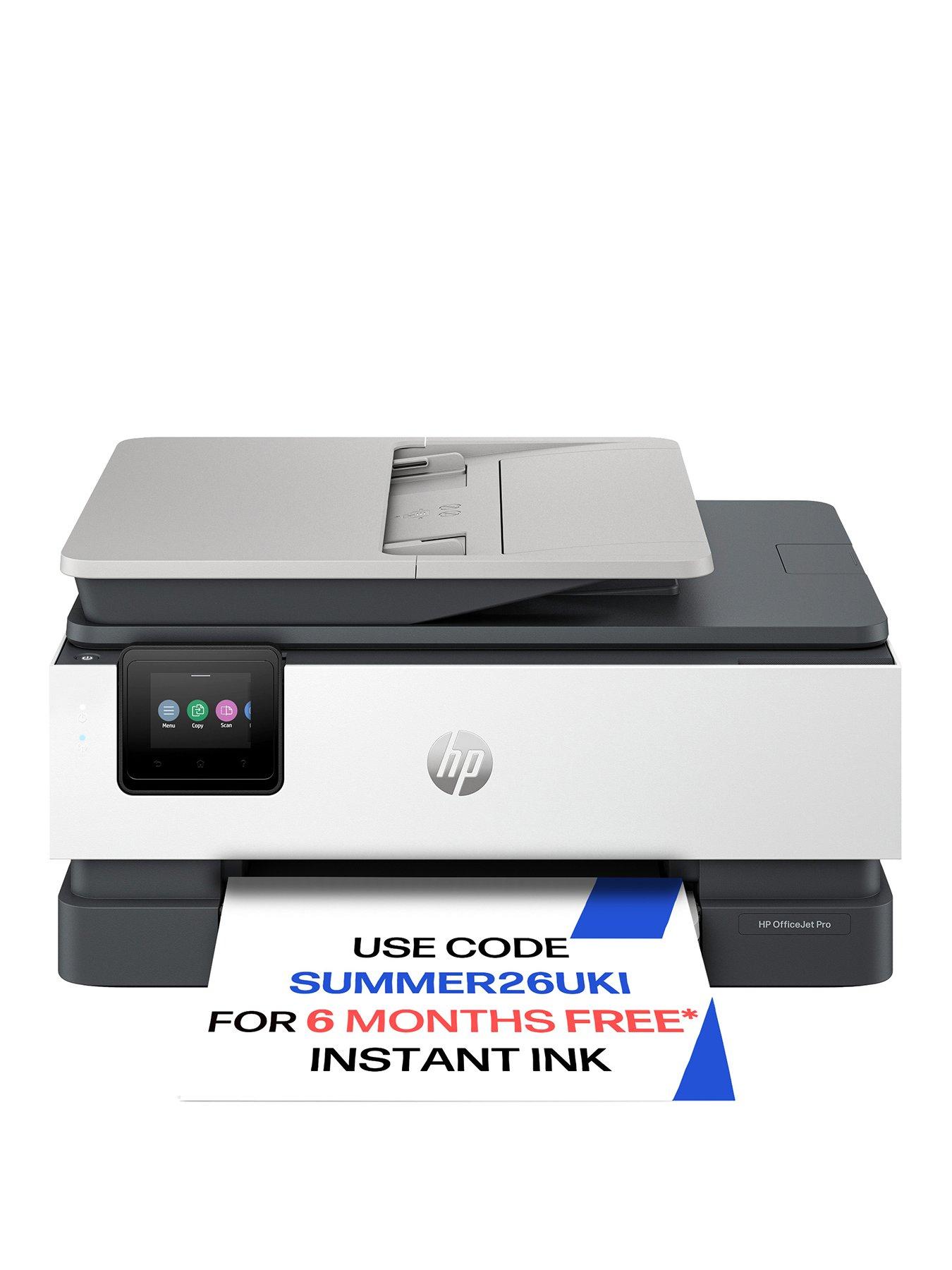HP OfficeJet Pro 8132e All-in-One Wireless Colour Printer with 3 months of Instant Ink Included with HP+