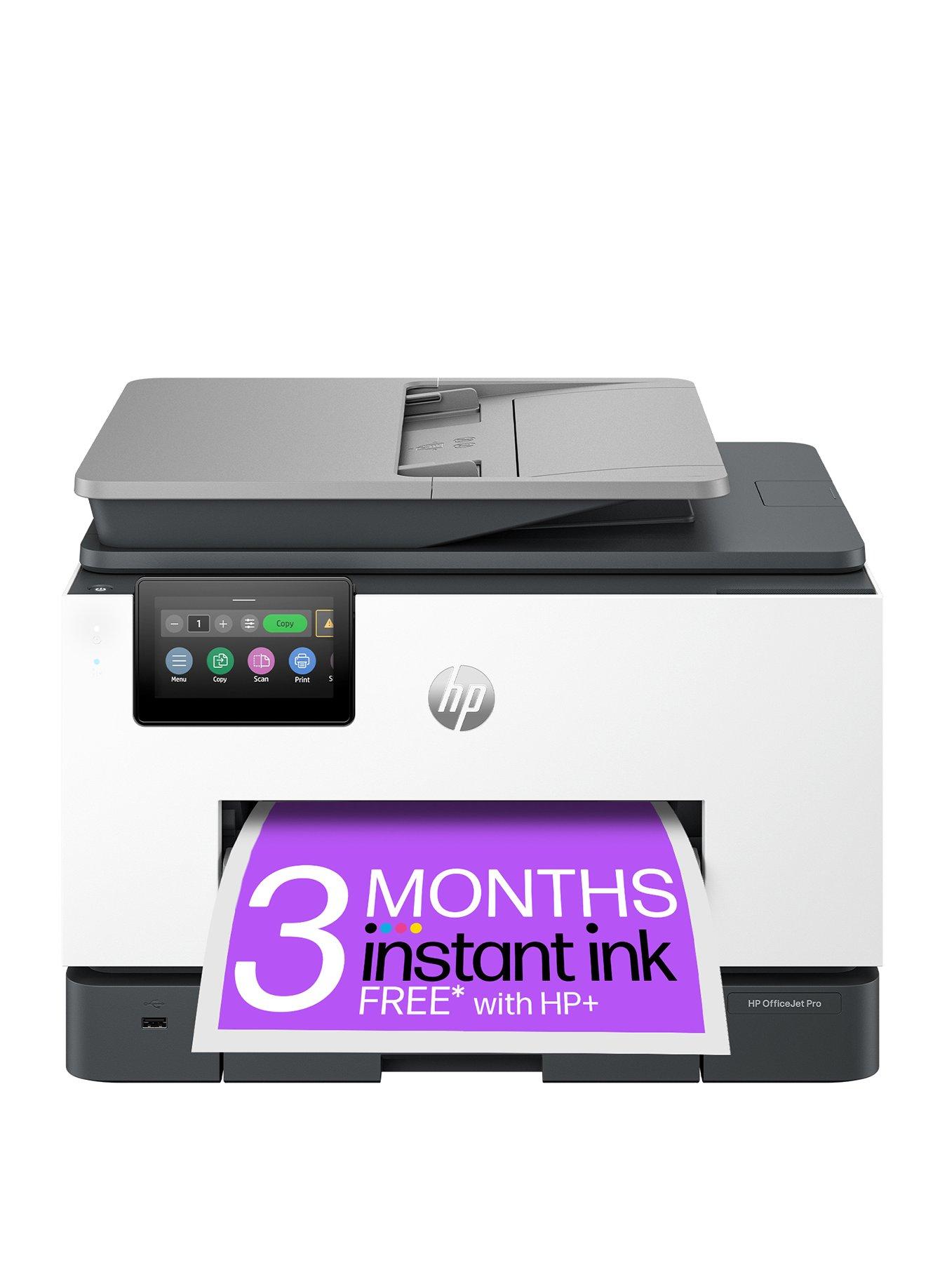 Image 1 of 8 of HP OfficeJet Pro 9132e All-in-One Wireless Colour Printer with Fax and 3 months of Instant Ink Included with HP+