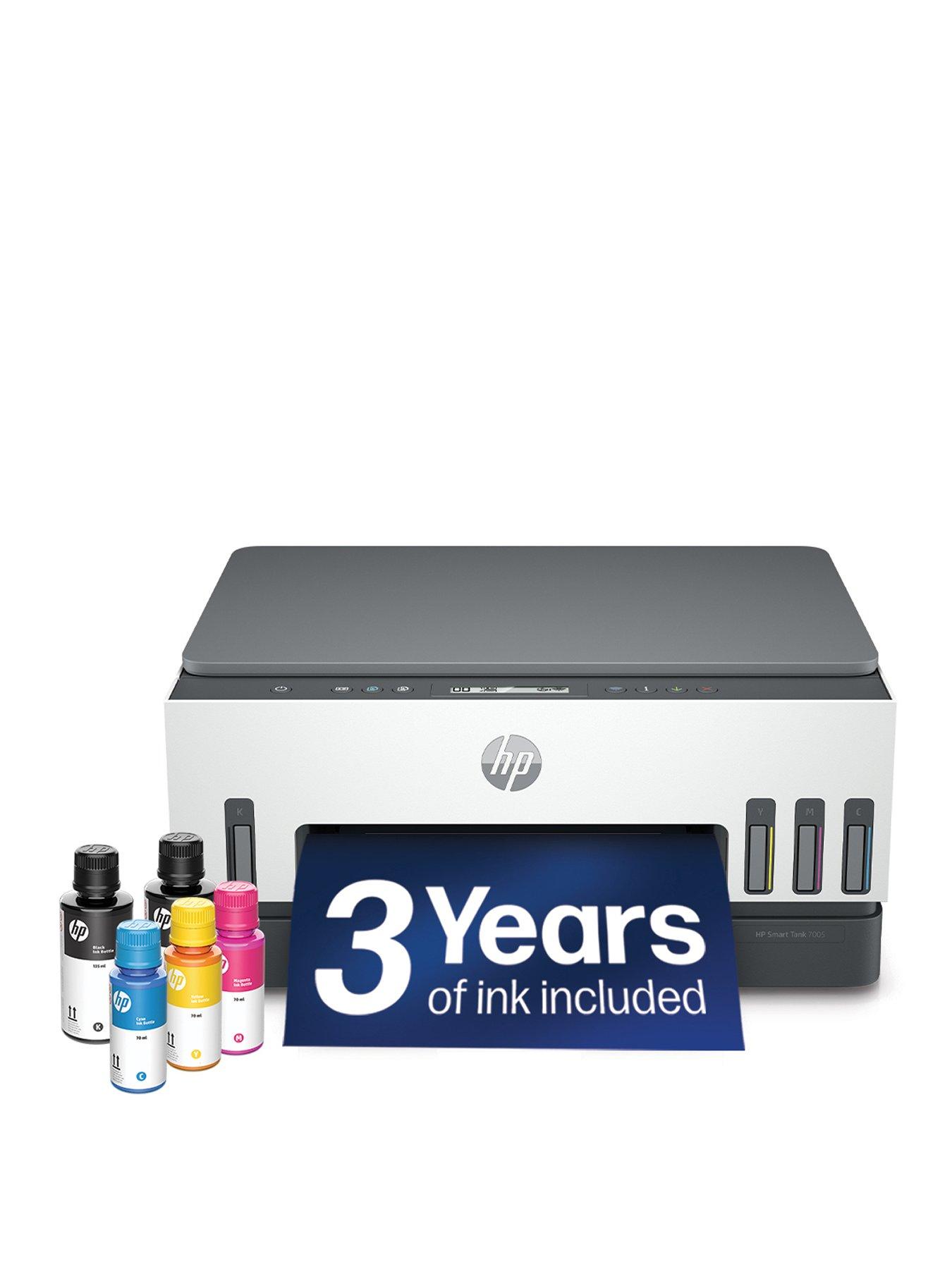 HP Smart Tank 7005 Wireless All-in-One Colour Printer with up to 3 years of HP Ink Bottles included