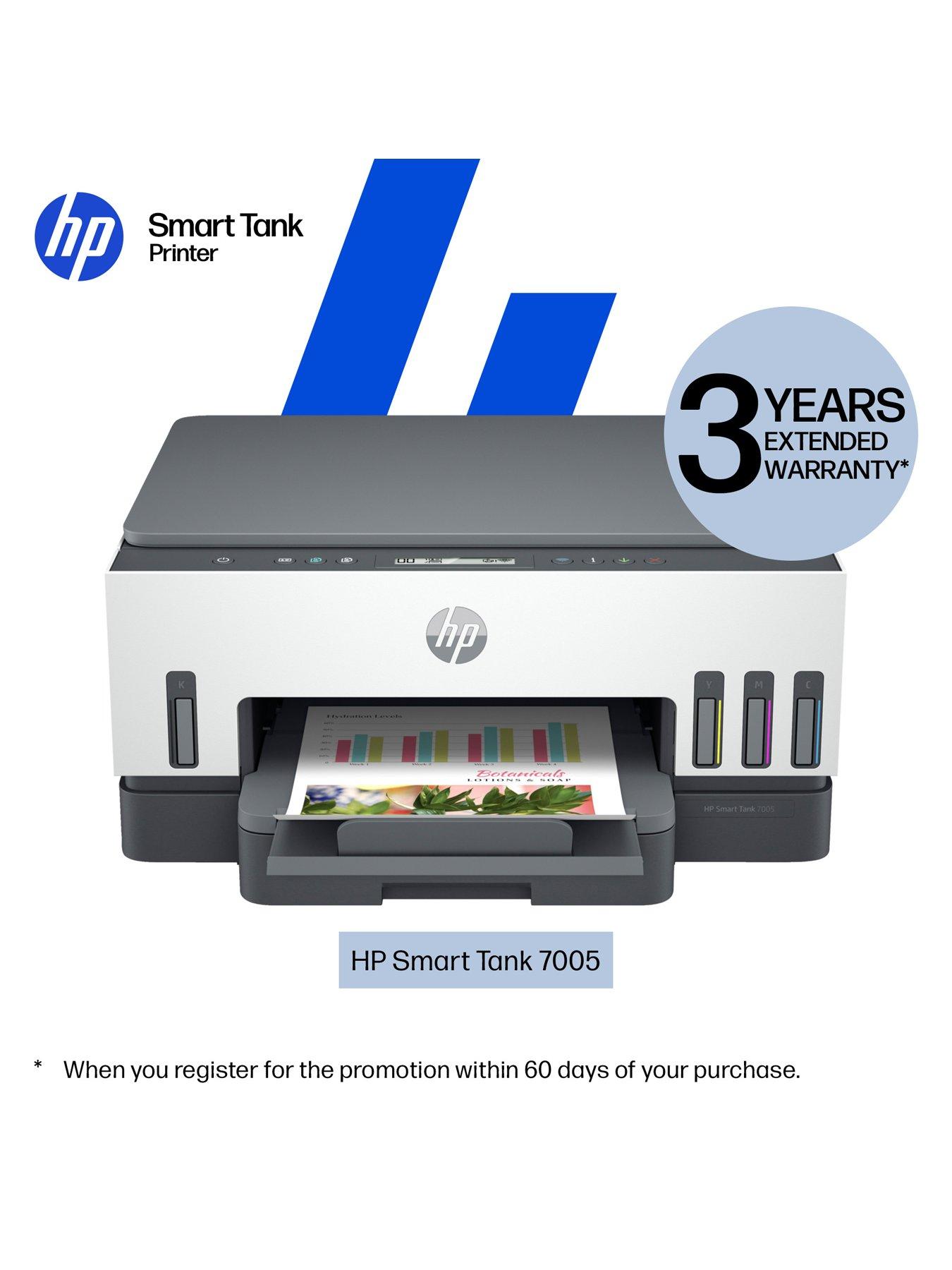 Image 2 of 8 of HP Smart Tank 7005 Wireless All-in-One Colour Printer with up to 3 years of HP Ink Bottles included