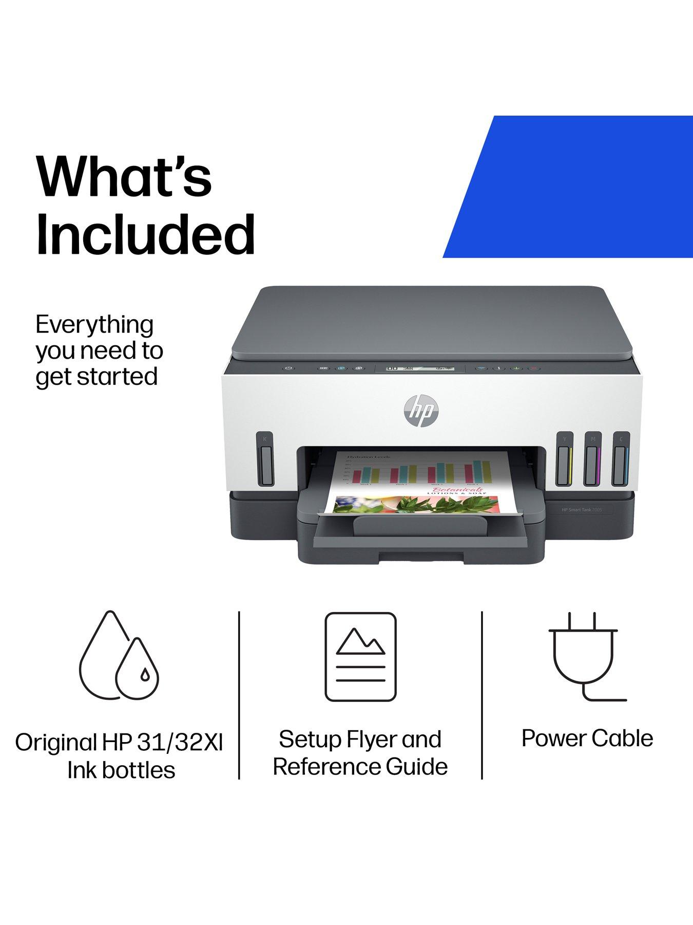 Image 7 of 8 of HP Smart Tank 7005 Wireless All-in-One Colour Printer with up to 3 years of HP Ink Bottles included