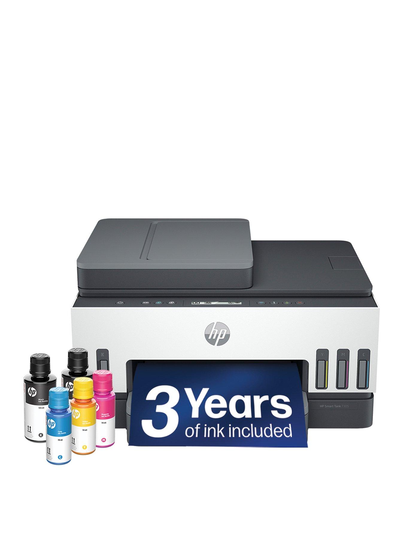 HP Smart Tank 7305 Wireless All-in-One Colour Printer with up to 3 years of HP Ink Bottles included