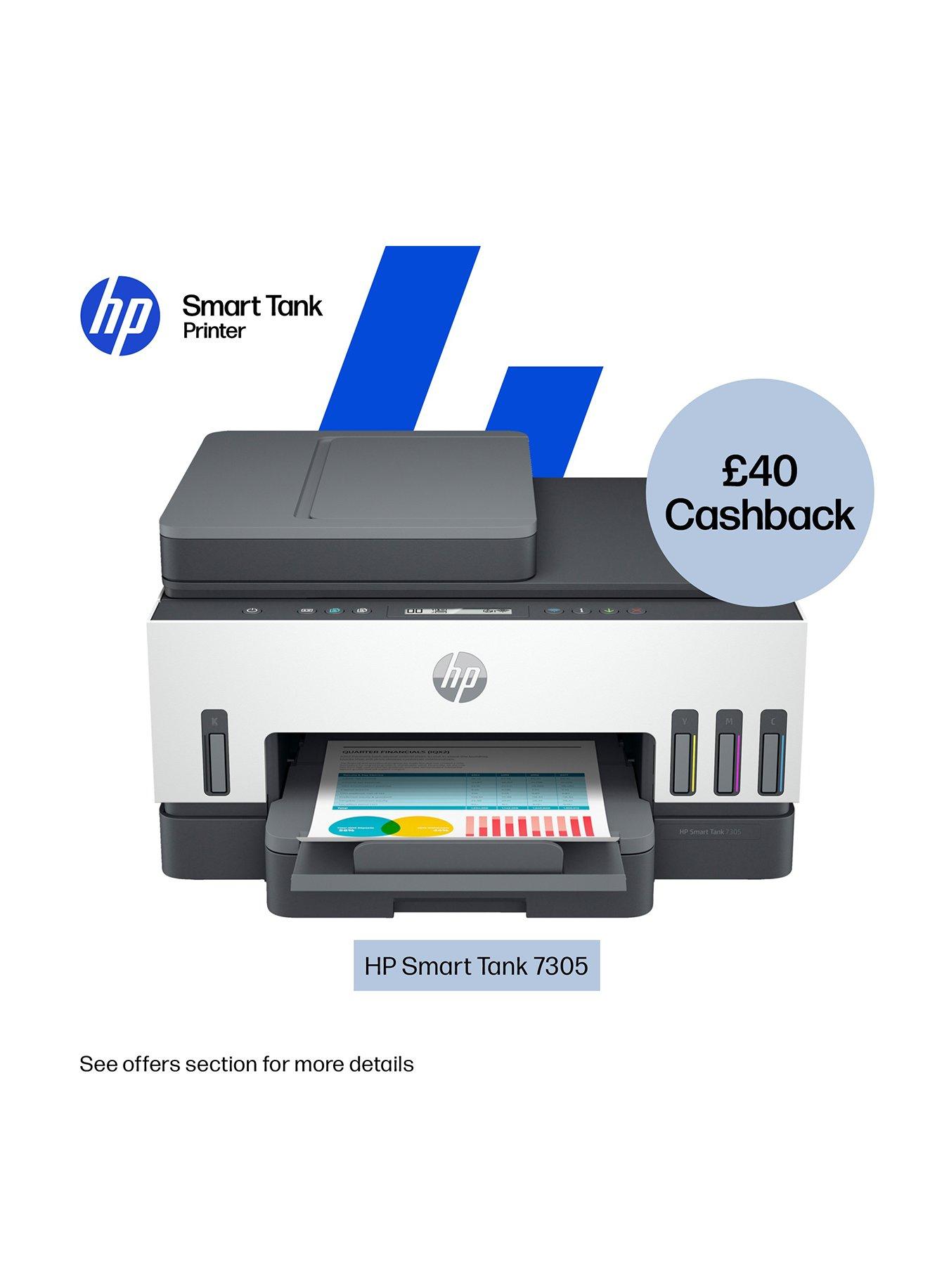 Image 2 of 8 of HP Smart Tank 7305 Wireless All-in-One Colour Printer with up to 3 years of HP Ink Bottles included