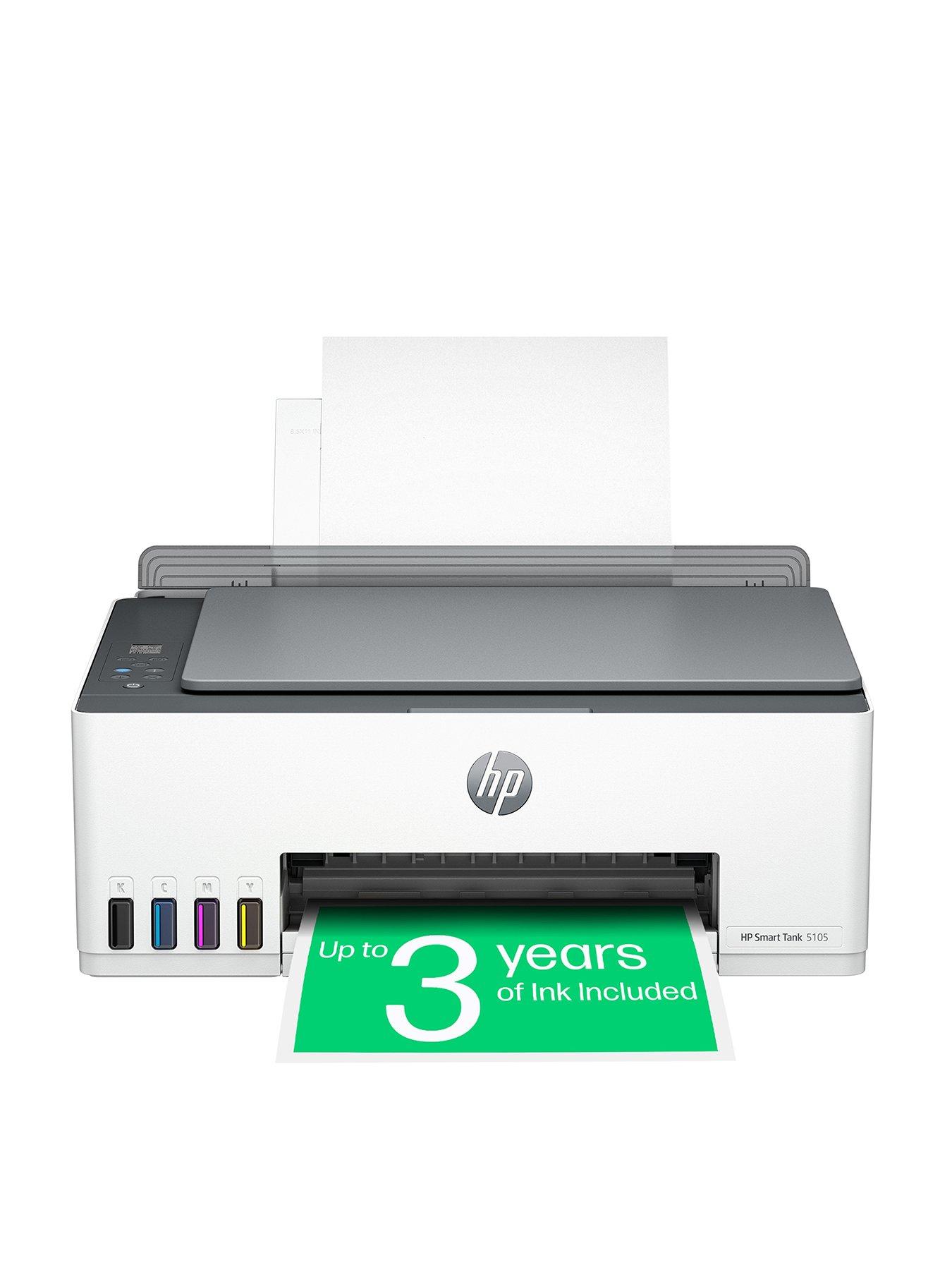 undefined Smart Tank 5105 Wireless All-in-One Colour Printer with up to 3 years of HP Ink Bottles included