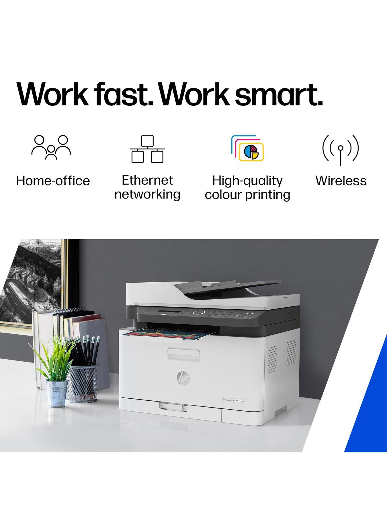 Image 2 of 8 of HP Colour Laser 179FNW Wireless Multifunction Printer with Fax