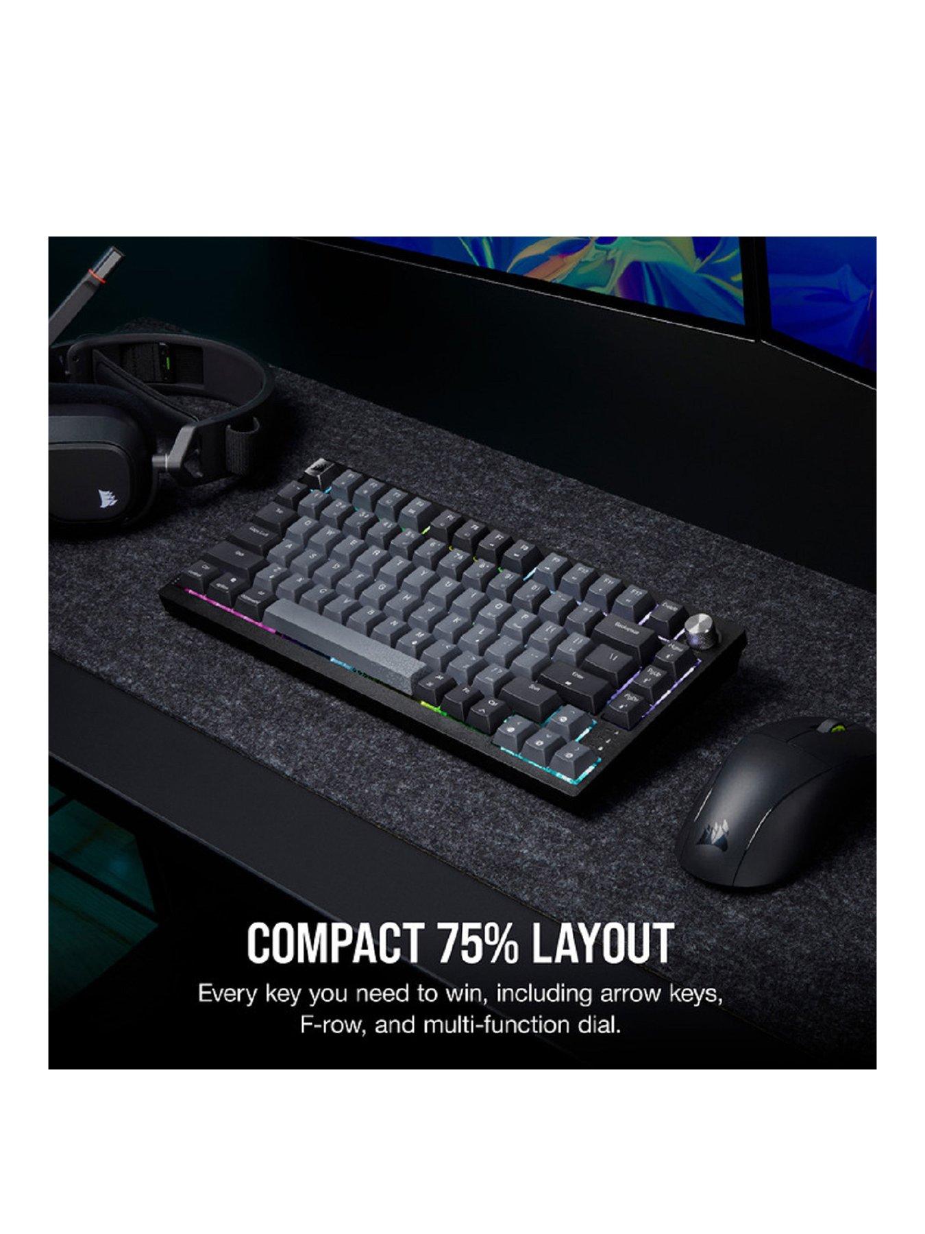  image of corsair-k65-plus-rgb-wl-75-kb-mlx-red