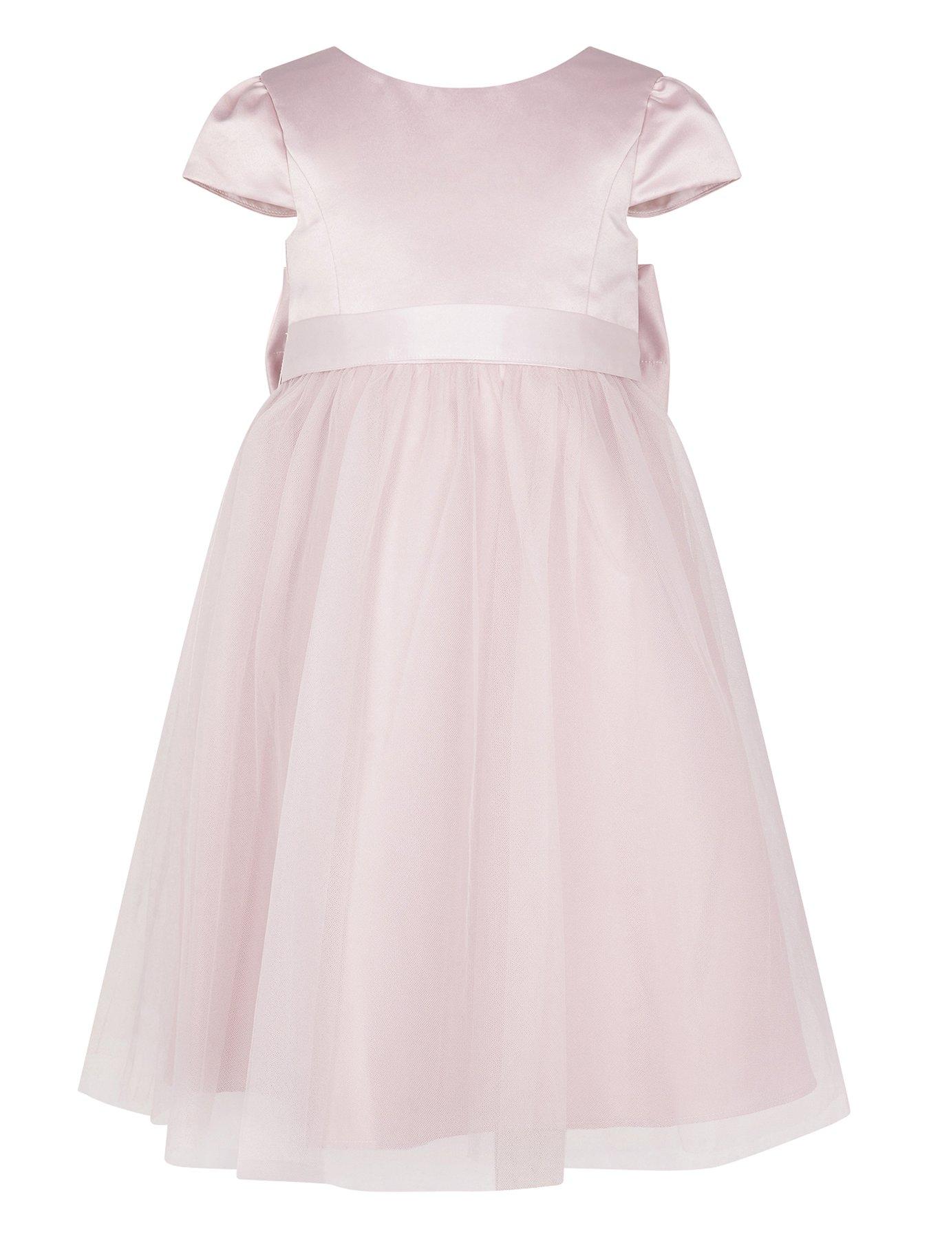 undefined Girls Tulle Bridesmaid Dress - Pink
