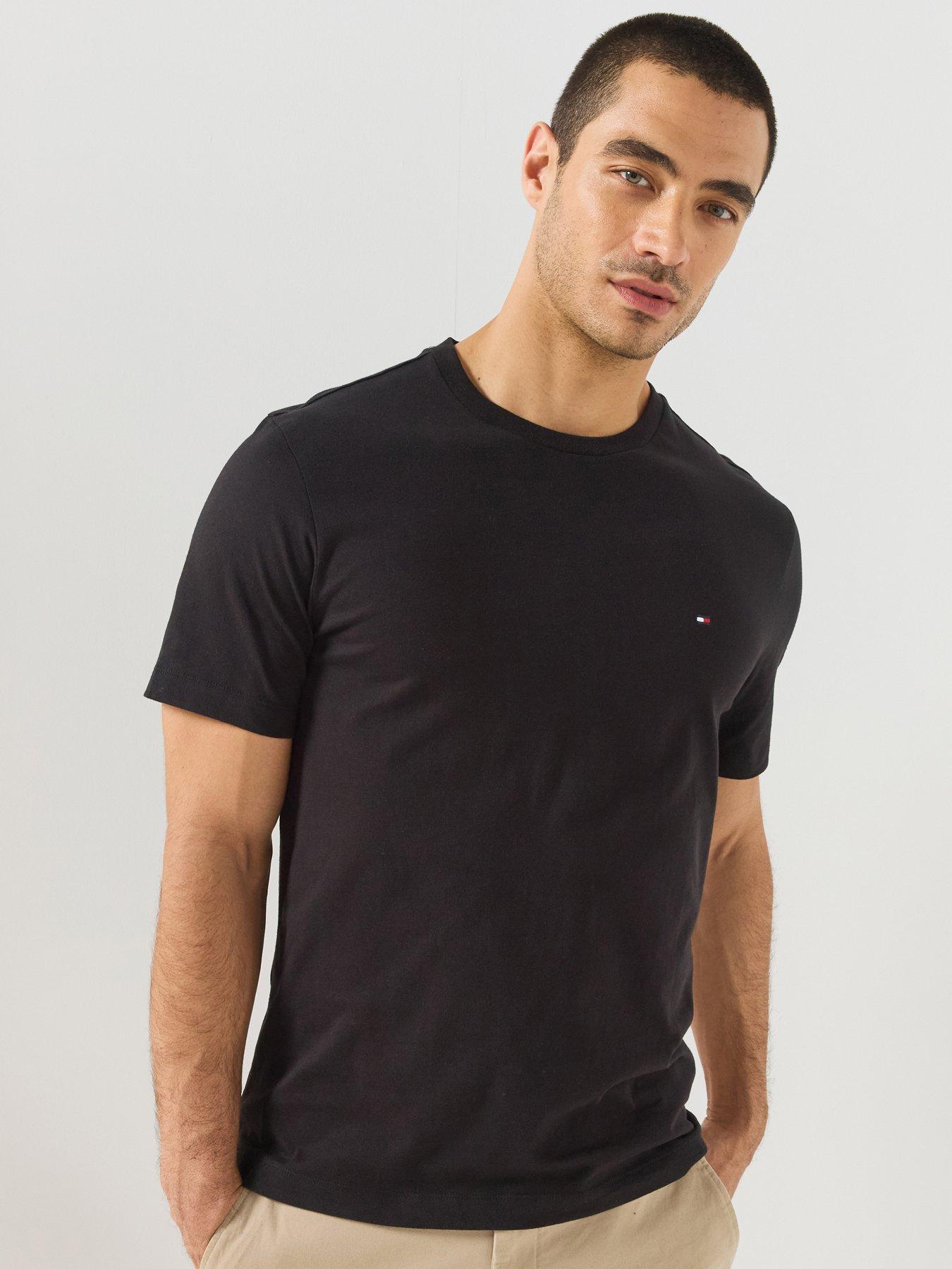 Tommy Hilfiger Essential Regular Fit Solid T-Shirt - Black