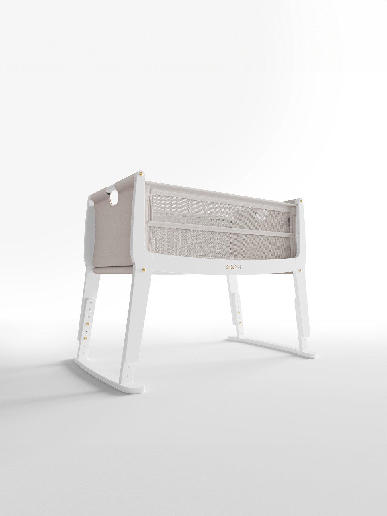 Snuz SnuzPod Studio Bedside Crib - Paris White